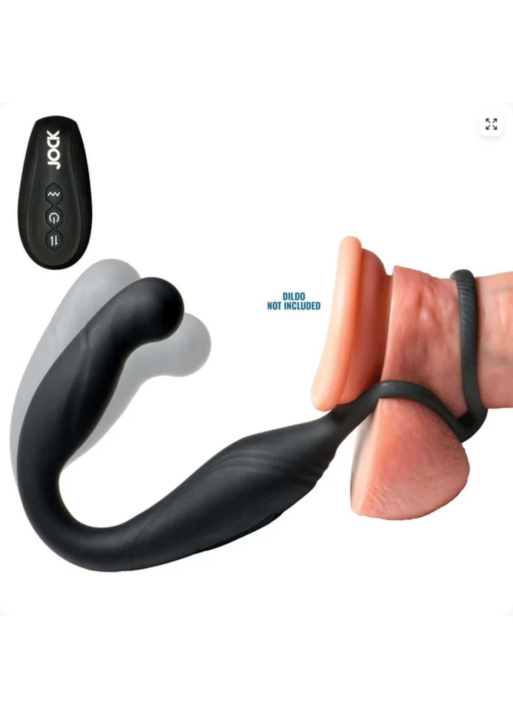 XR Axis Gyrating Prostate Vibrator with C-Ring w/ remote