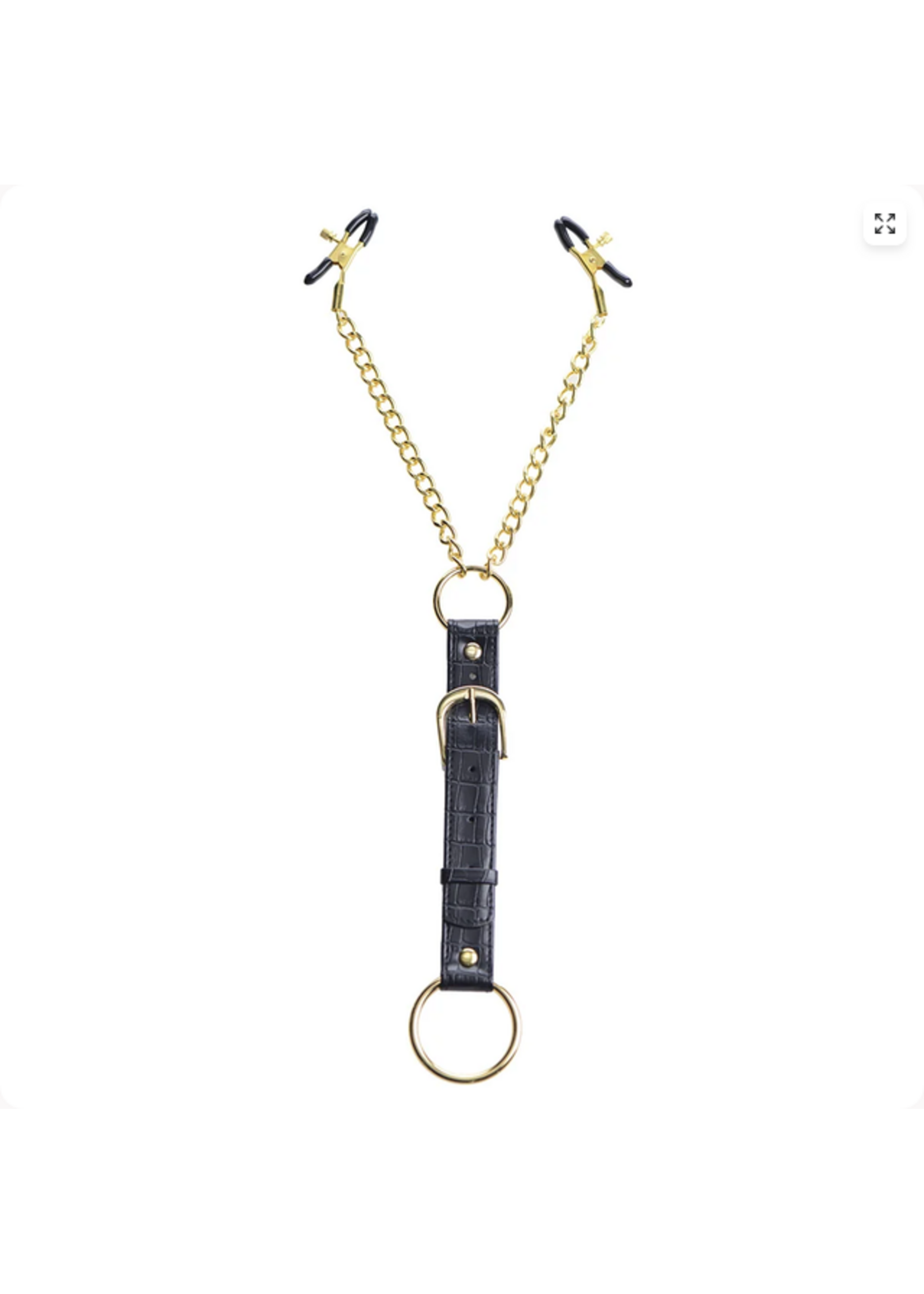 XR Penitentiary Nipple Clamps And Cock Ring Set