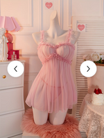Sexy Mesh Teddy Nightgown