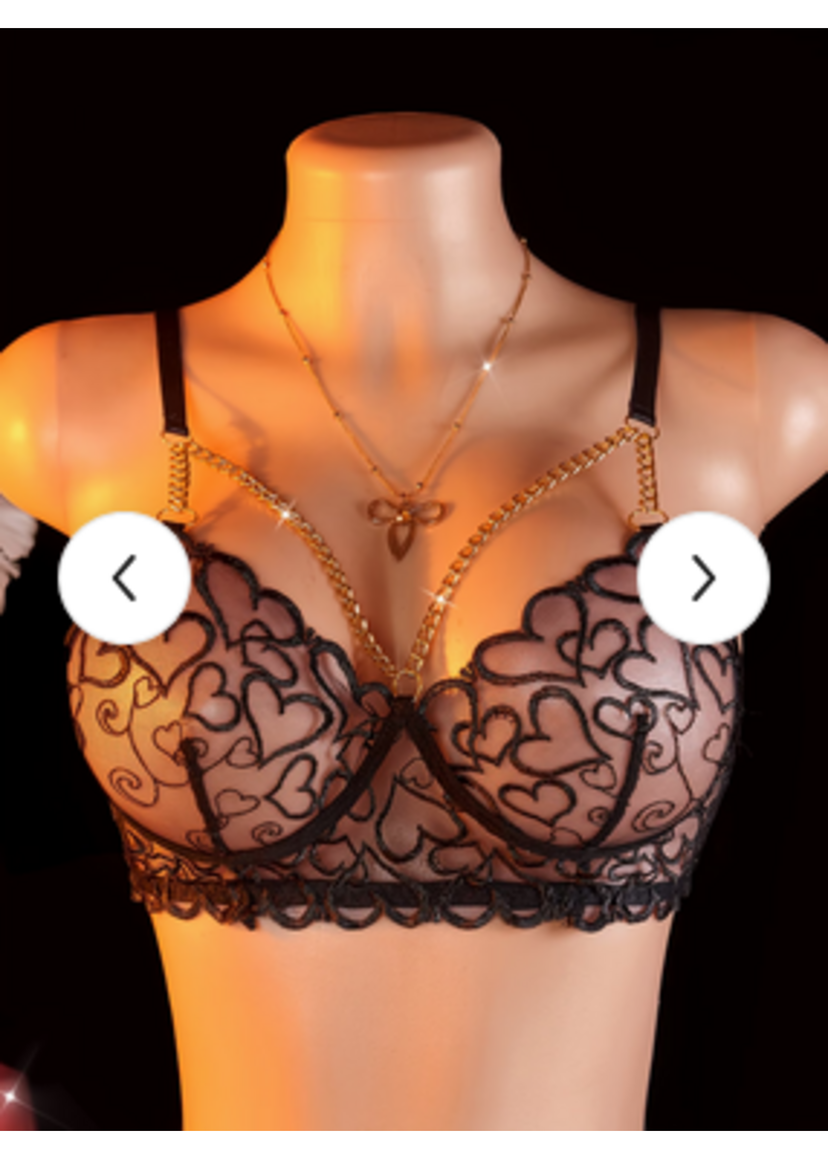 Heart Embroidery 4 Piece Set