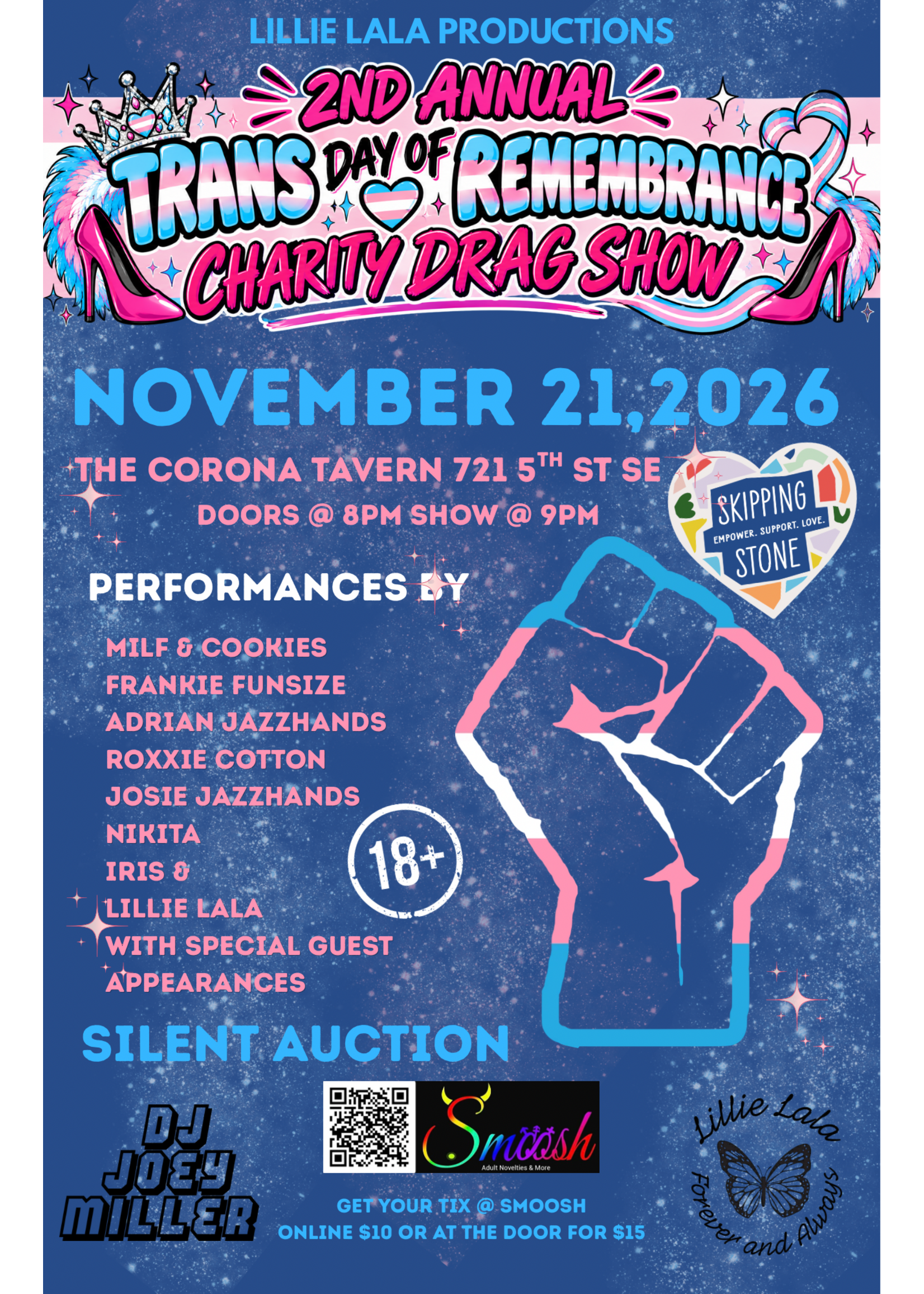 Drag Show Advance Tickets Nov 21