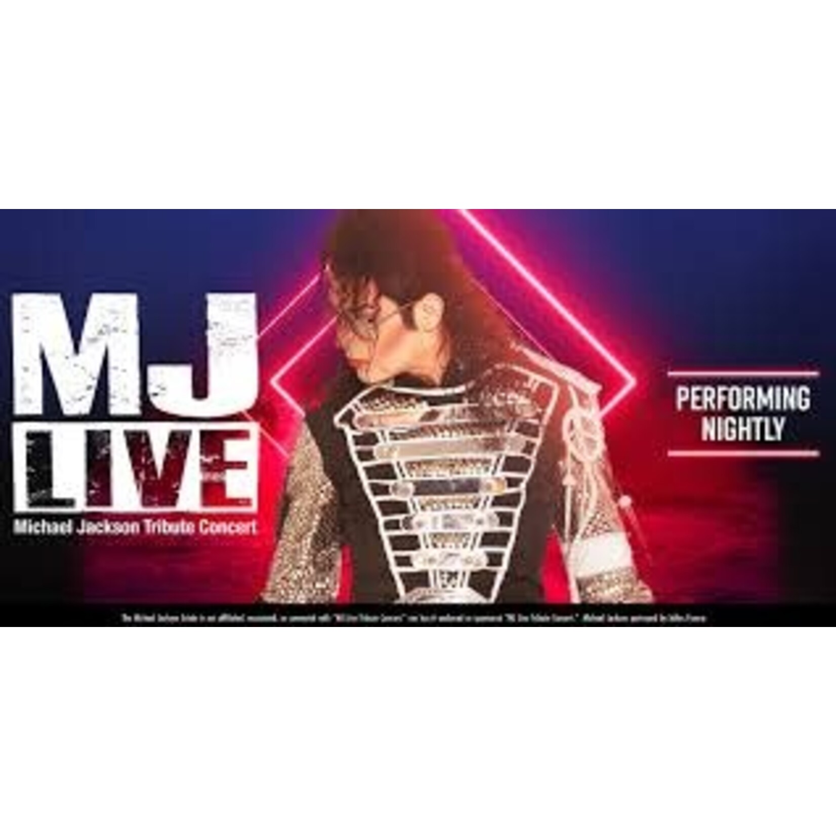 Harrah's - MJ LIVE Harrah's Hotel - MJ Live (Michael Jackson Tribute) - $175 Pair of Tickets. (Nightly 5:30 or 7pm)