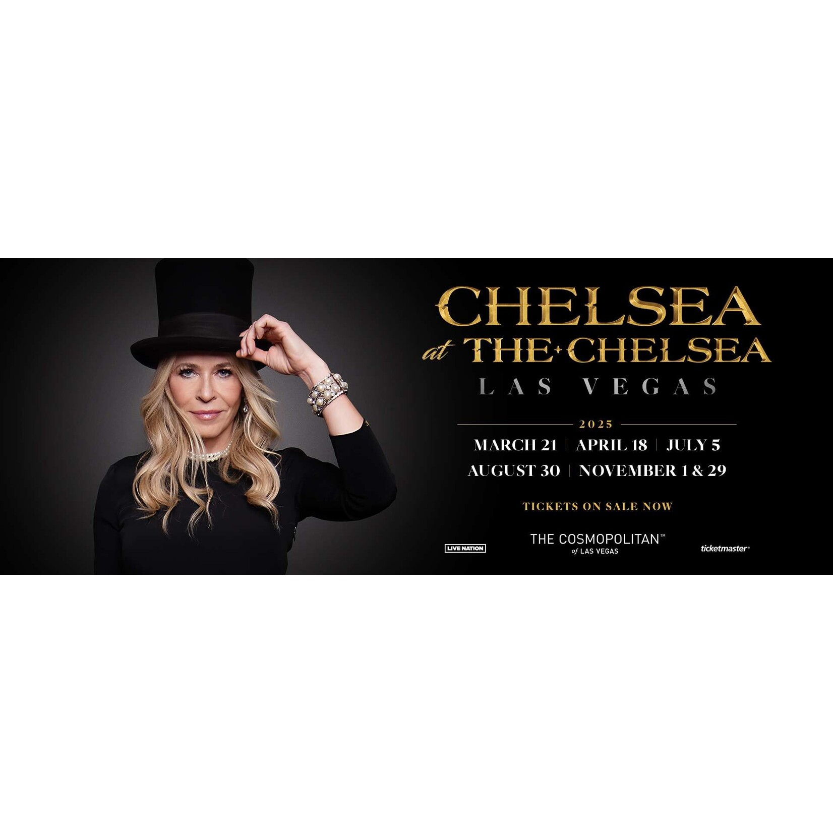 Cosmoplitan Las Vegas Cosmopolitan - Chelsea Handler - $180 Value Pair of Tickets.  Sat 11/29 (SEC 201 - 202)