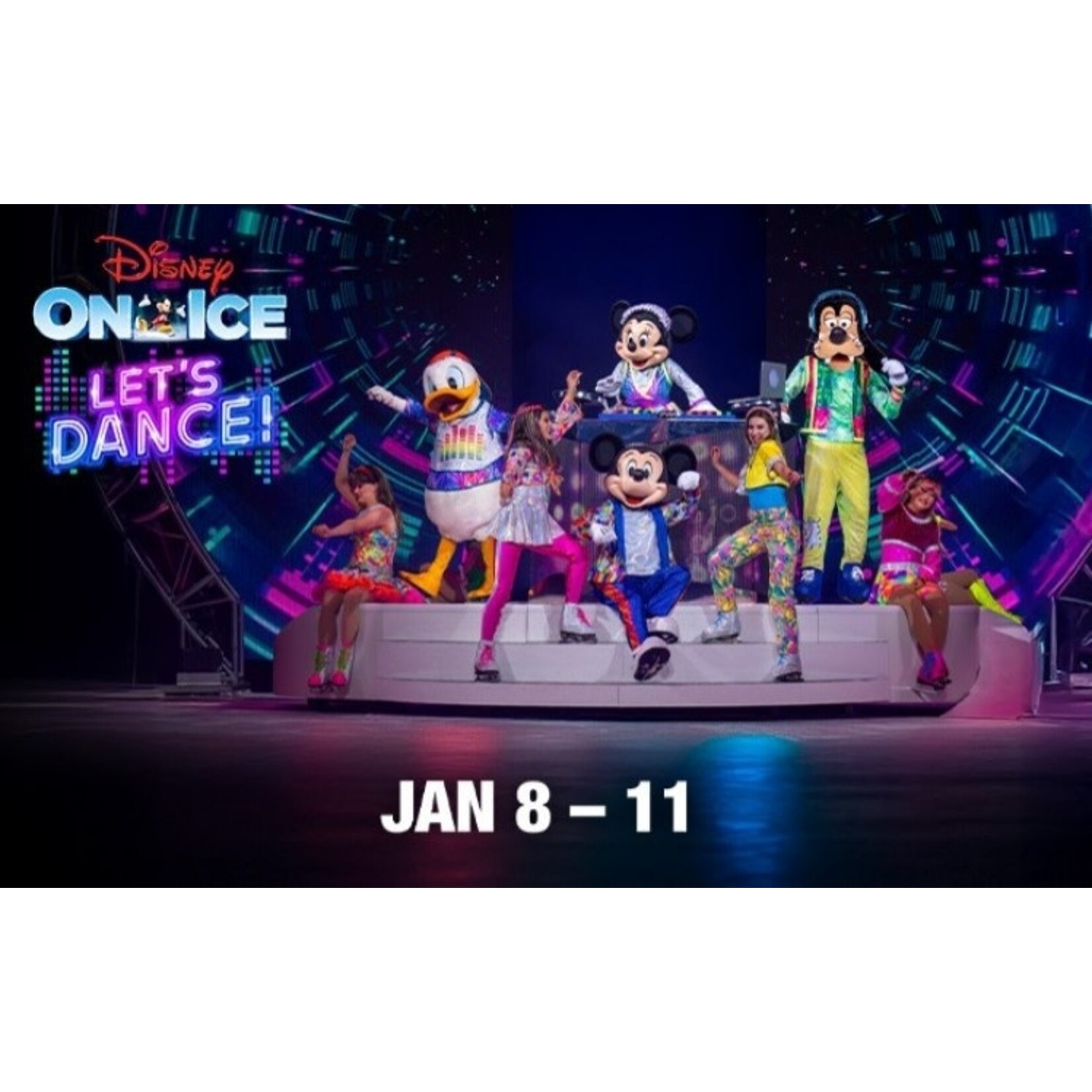 Thomas & Mack - Disney on Ice Thomas & Mack - Disney on Ice (Let's Dance) - $75 Value Pair of tickets. 1/8 - 1/11 at 7pm ONLY (Sec 105 - 118)