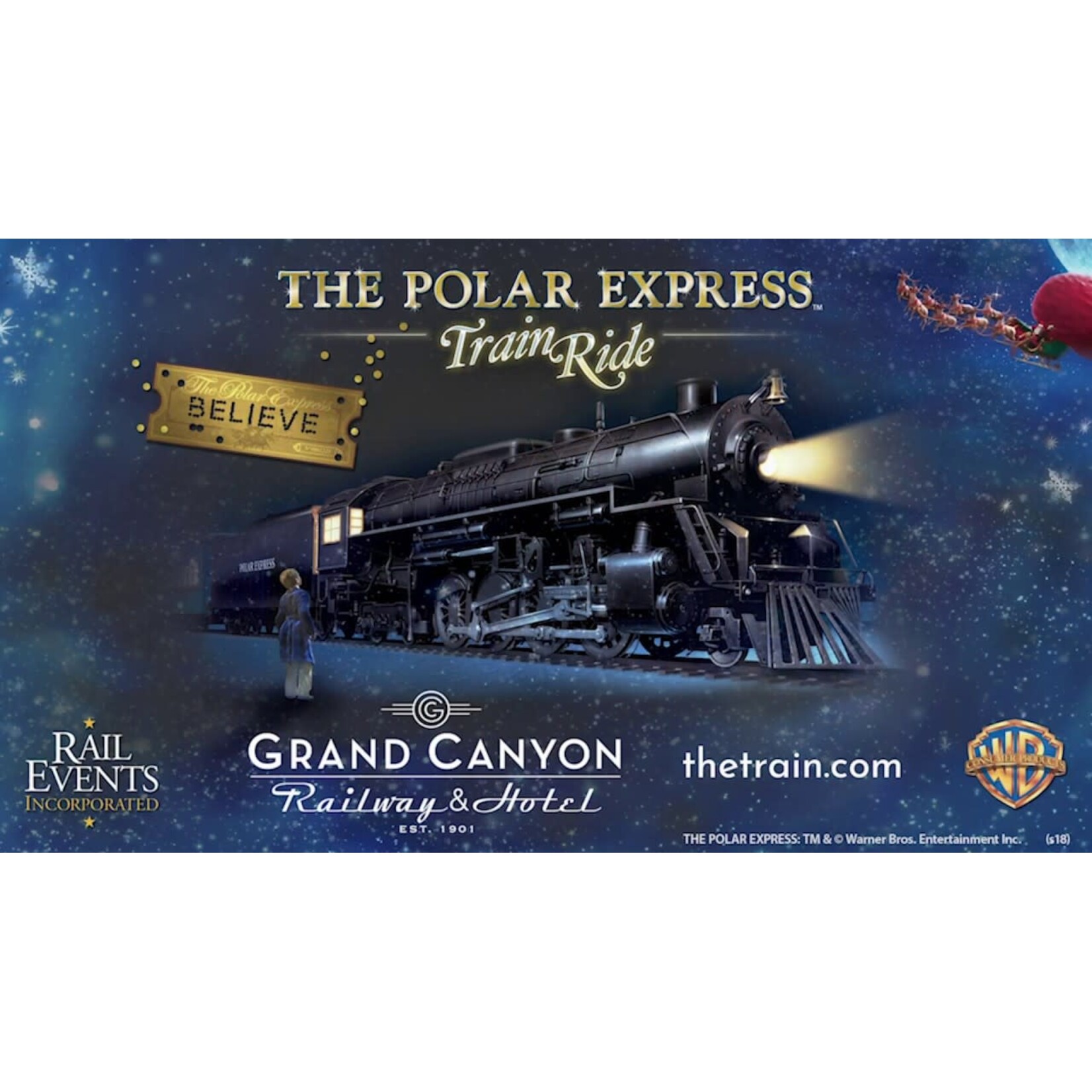 AZ - Polar Express Train AZ - Polar Express Train Ride (Williams AZ) - $170 Per Pair (EXP 1/3/27)