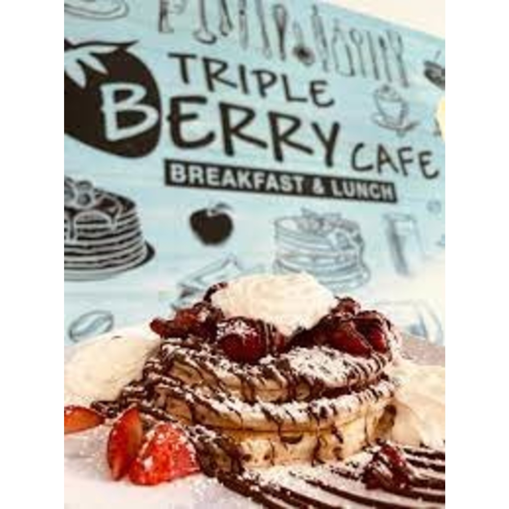 Triple Berry Cafe-Crystal Lake Triple Berry Cafe-Crystal Lake $15.00 Dining certificate