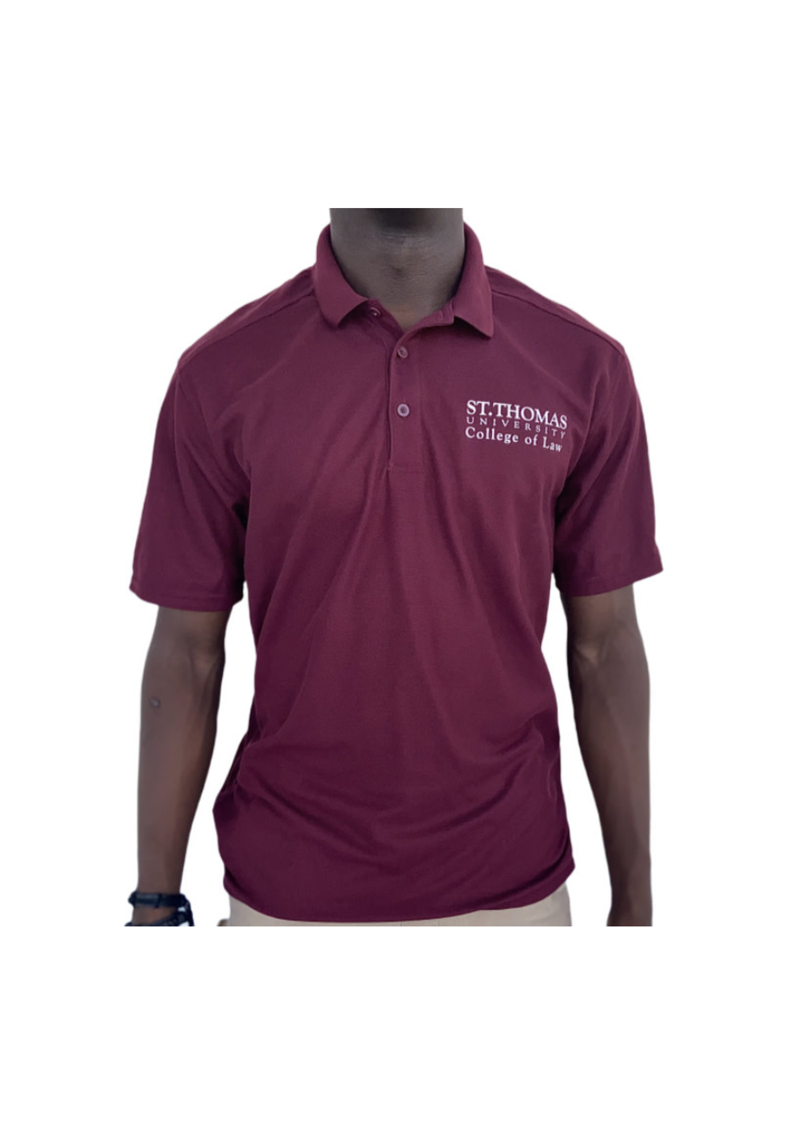 College of Law Polo Burgundy