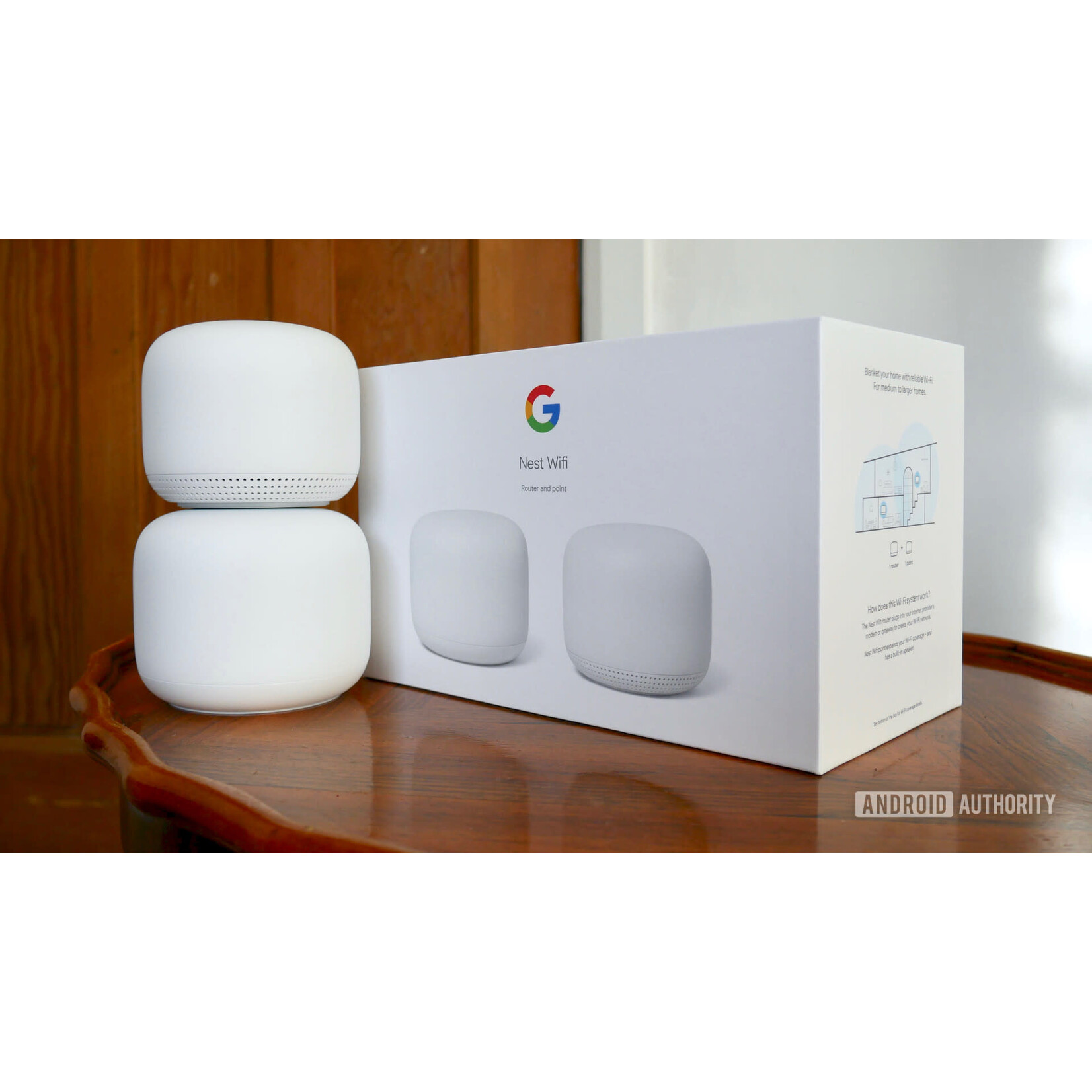 Google Nest Wifi Router - AC2200 Smart Mesh Wi-Fi Router 4-pack