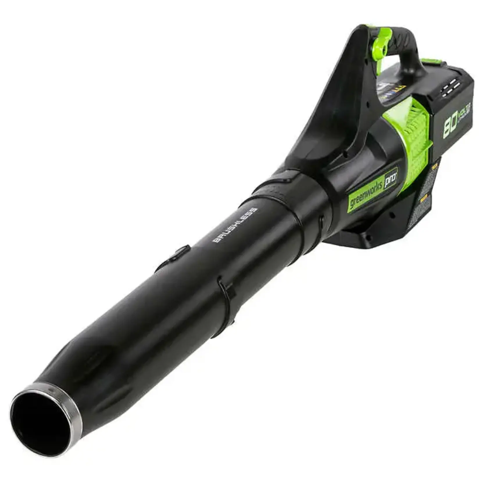 Greenworks 80V Axial Blower, 2.0 AH Battery and Rapid Charger - Greenworks Pro