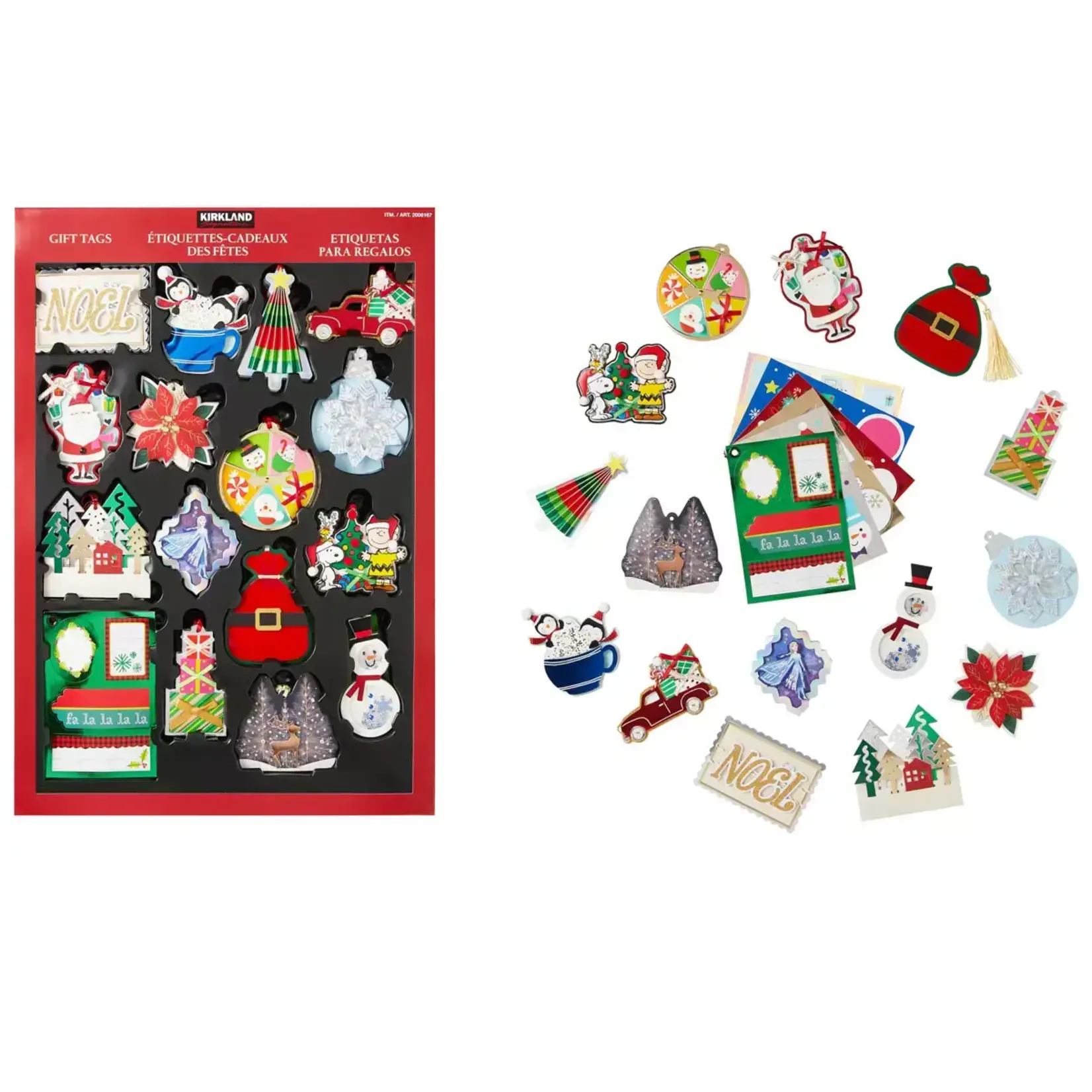Kirkland Kirkland Signature Deluxe Holiday Gift Tags 84 Pack