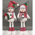 Plush Snowmen- Set of 2 -