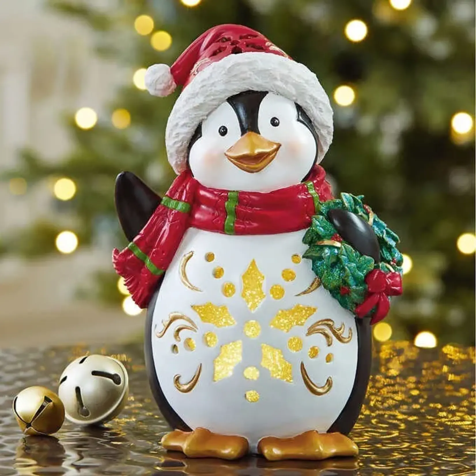 LED Holiday Figurine Penguin