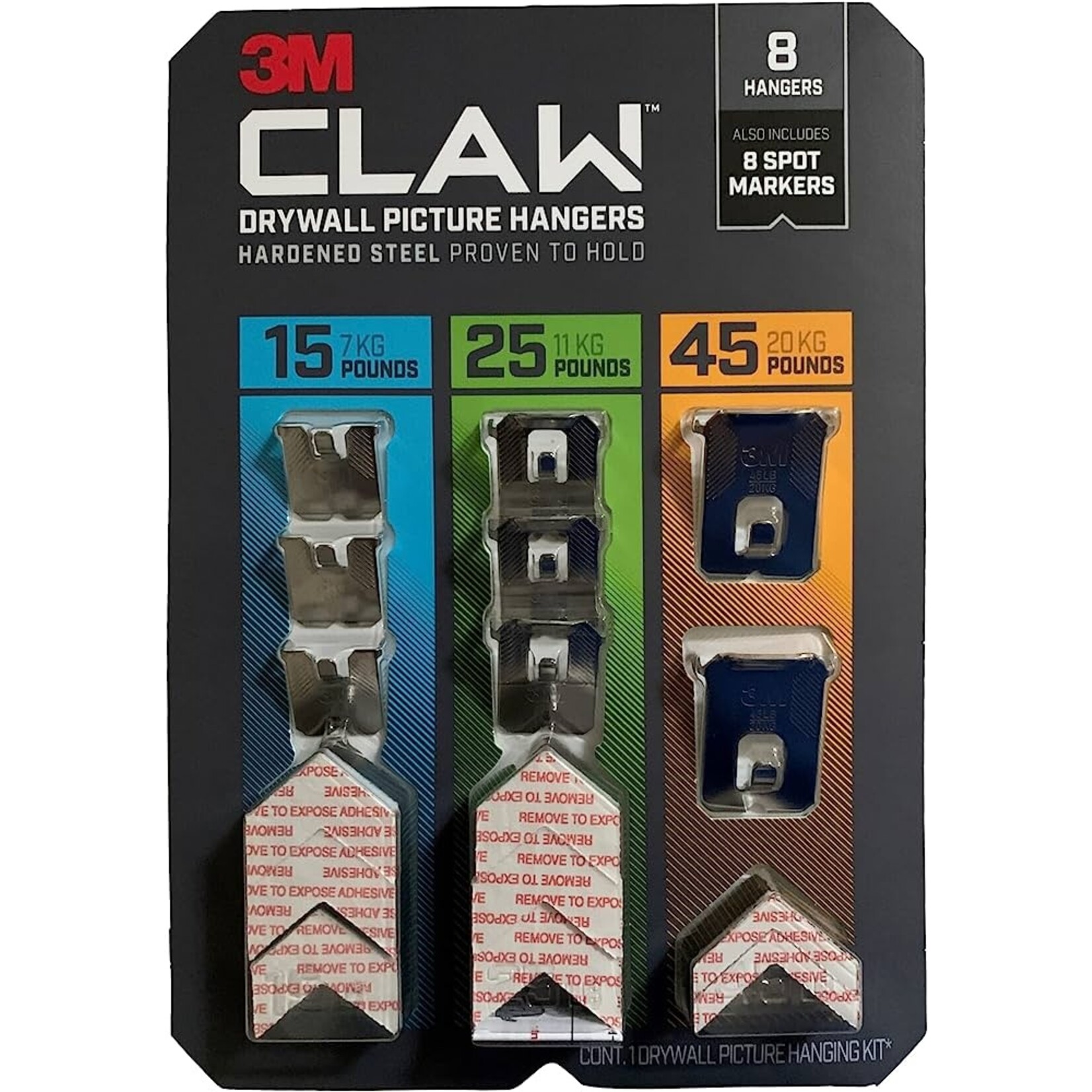 3m claw drywall picture hangers
