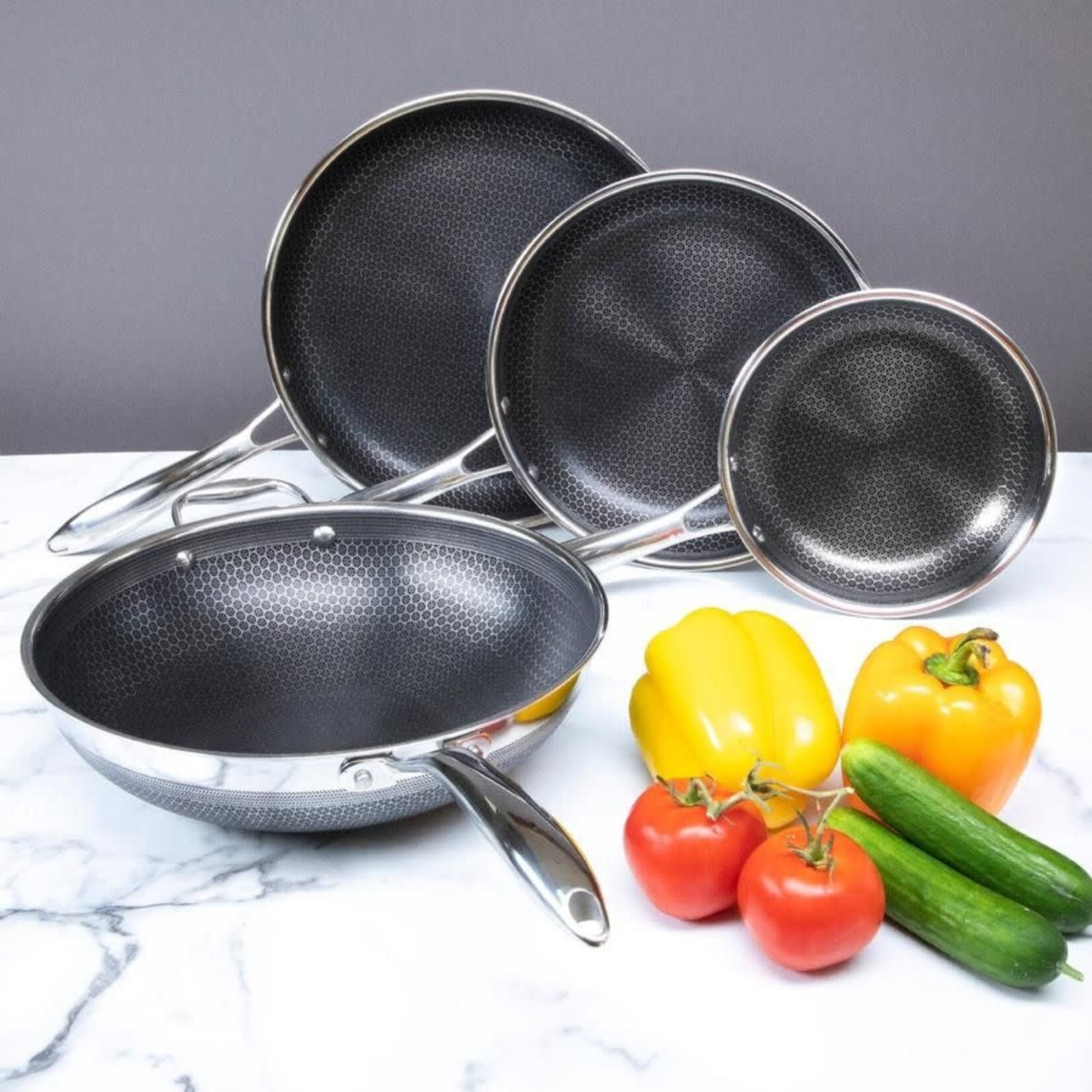 BNIB - HexClad Cookware 7 Pieces