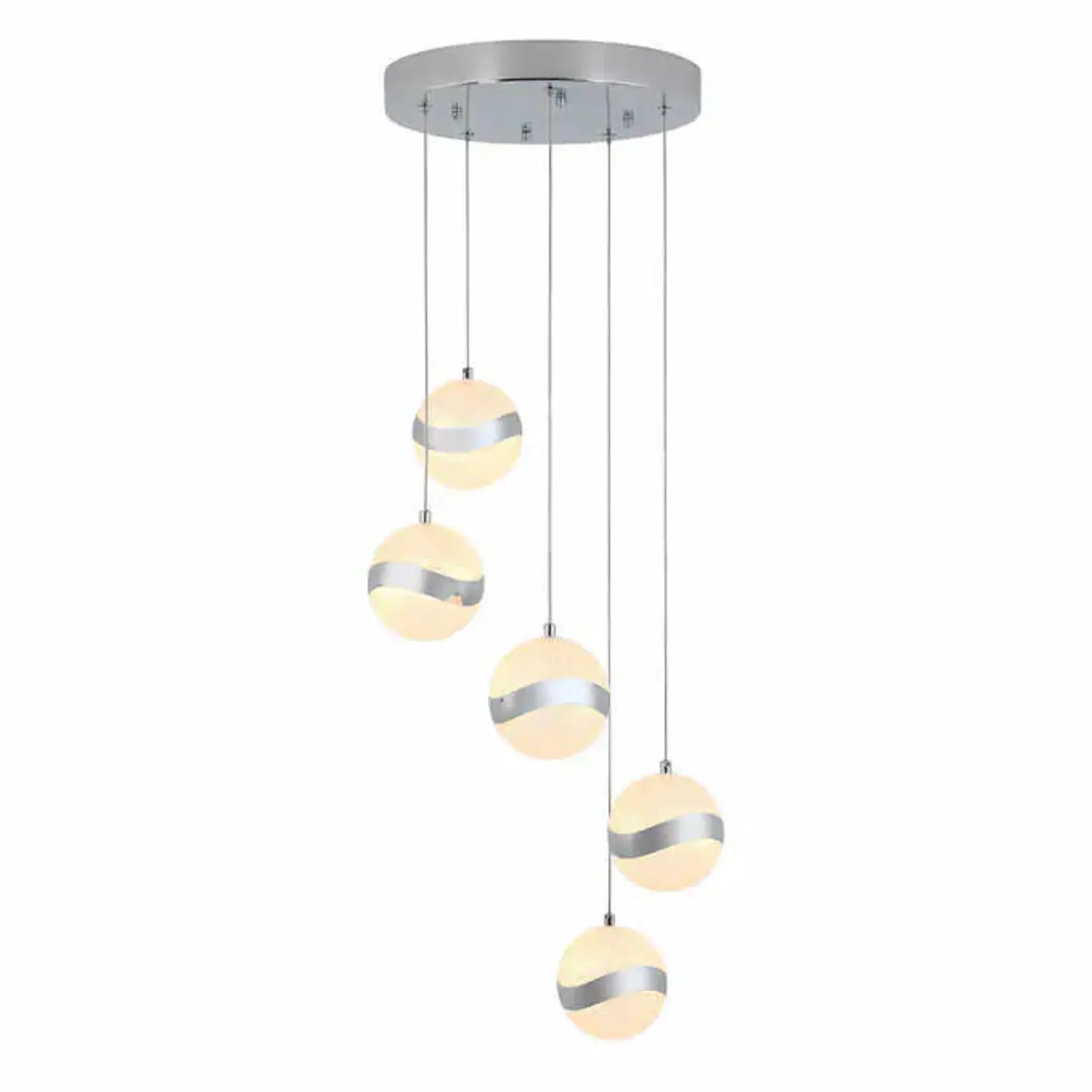 Artika Wavey 5-light LED Pendant Fixture