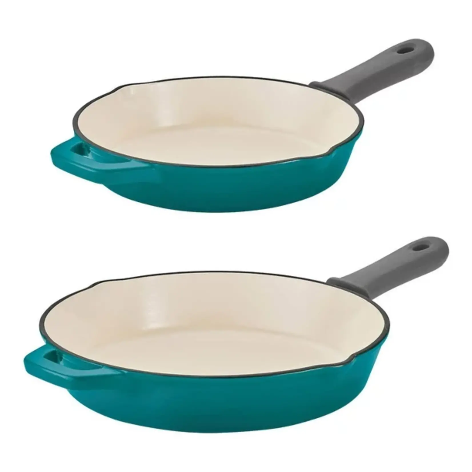 Tramontina Enamelled Cast Iron 2pc Skillets