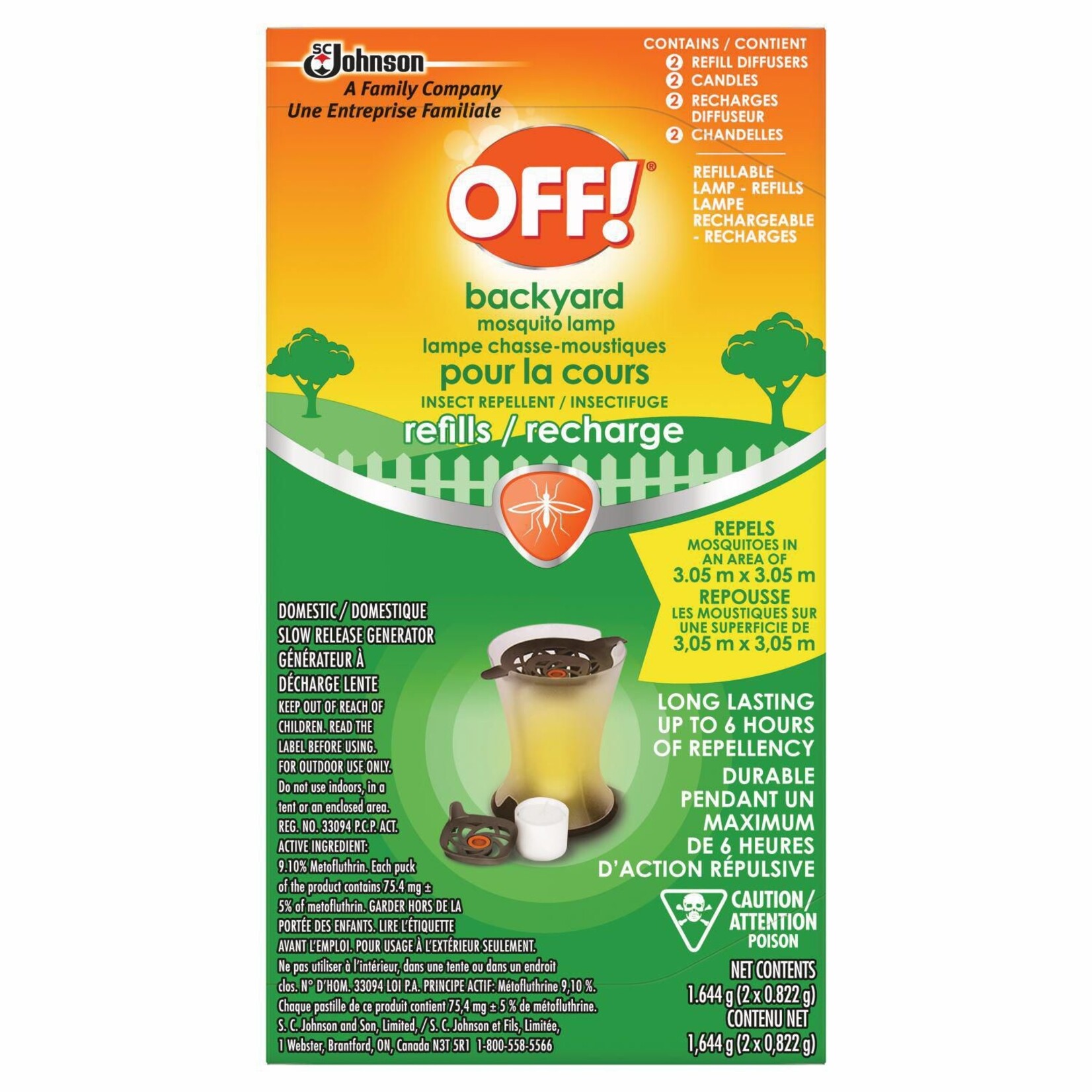 Off! Mosquito Lamp Refills 2pk