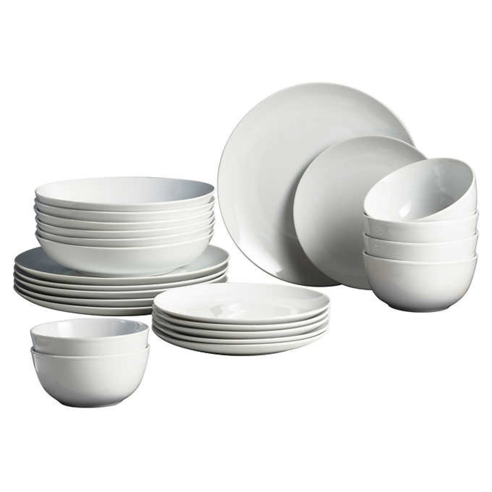 Trudeau Porcelain Dinner Set 24pc