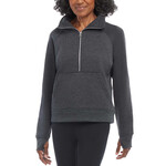 Danskin - Ladies 1/2 Zip Funnel Neck Top -