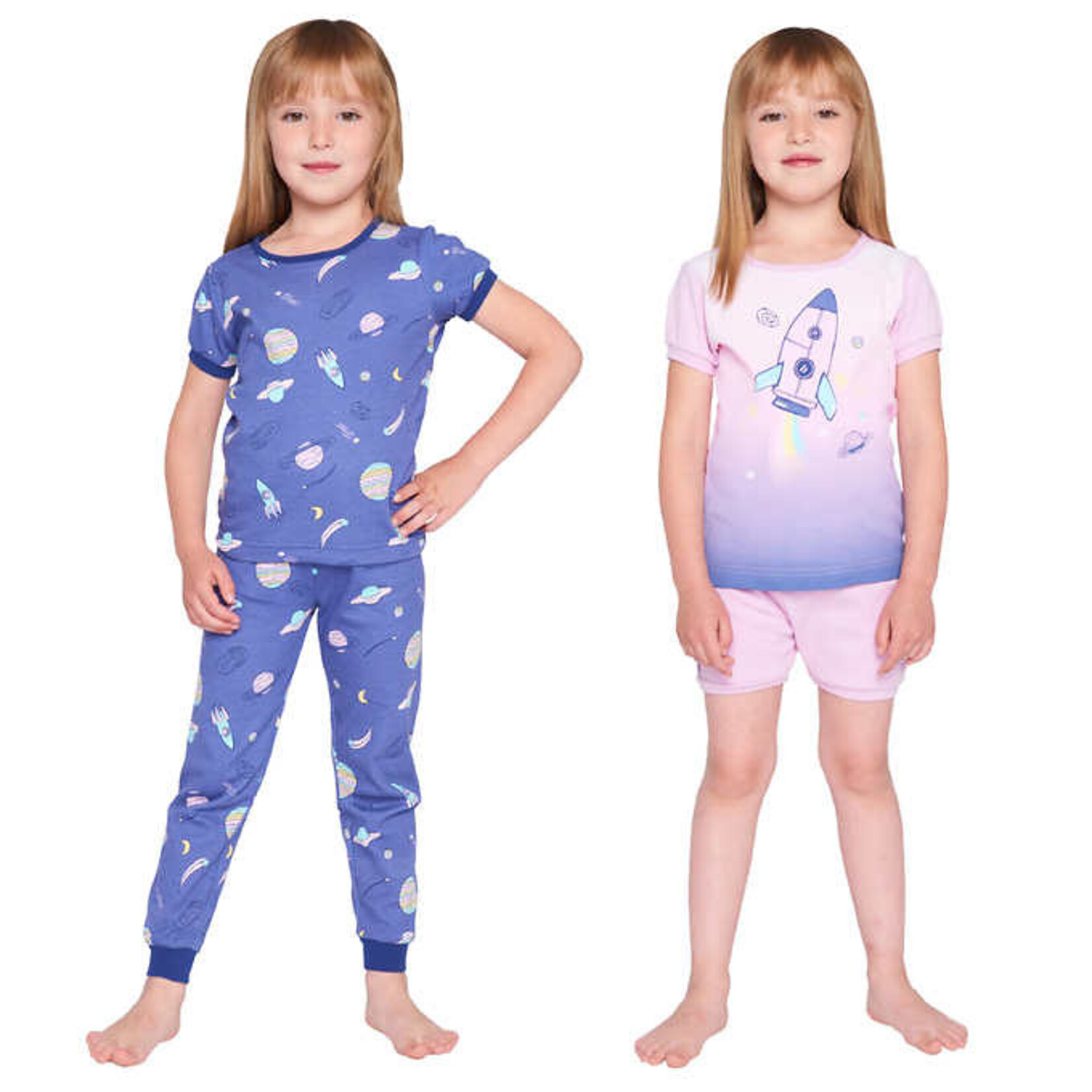 Pekkle - Girls 4pc S/S Pyjama Set -