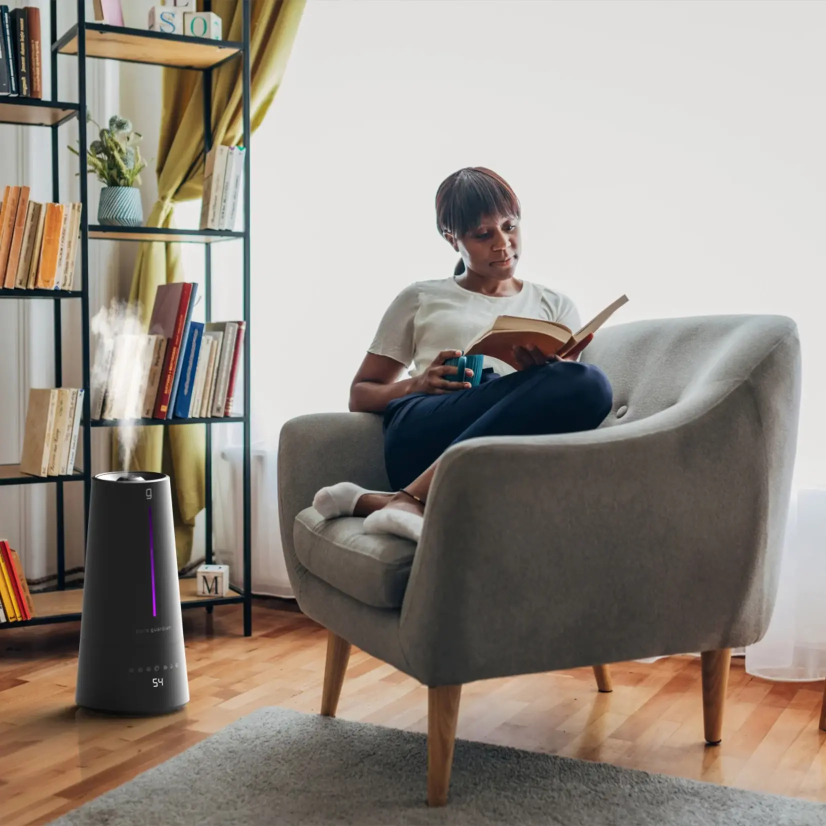 PureGuardian Warm & Cool Mist + Uv-C Intelligent Ultrasonic - Humidifier