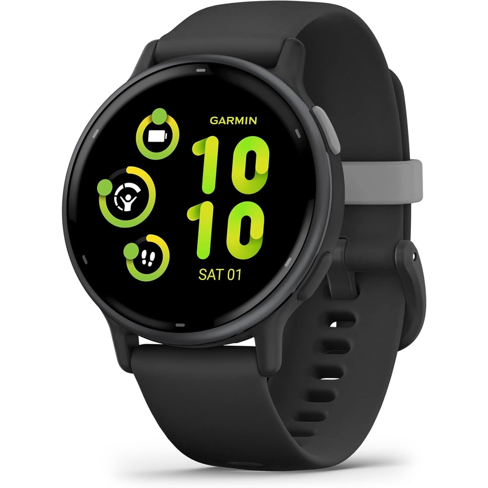 Garmin vívoactive 5, Health and Fitness GPS Smartwatch, AMOLED Display, Up to 11 Days of Battery, Black