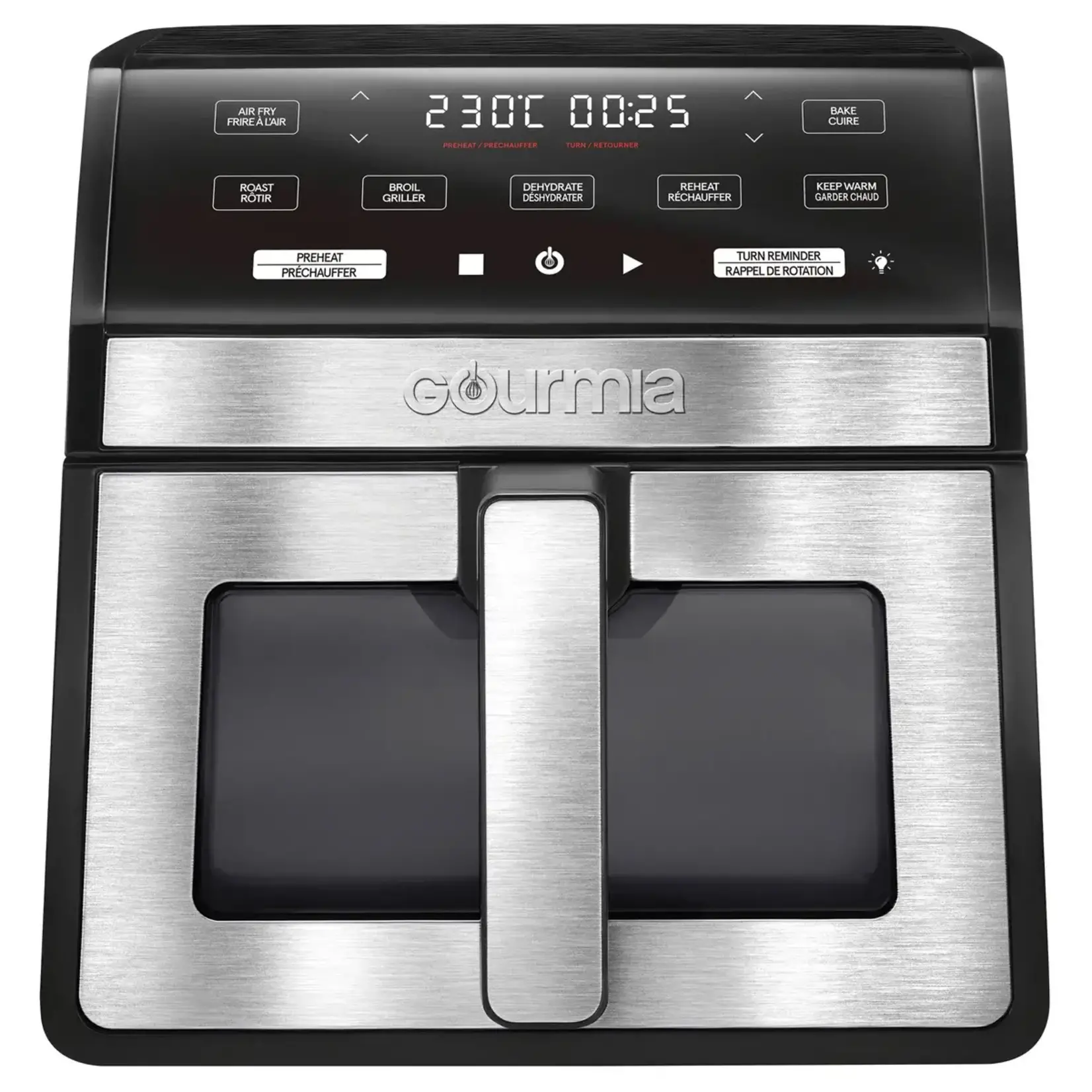 Gourmia 8-Quart Digital Air Fryer with Window & Light