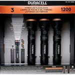 Duracell - Hybrid LED Flashlights - 1200 Lumens - 3pk