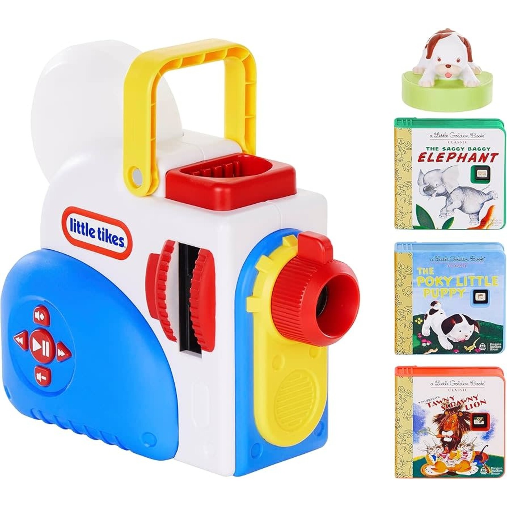 Little Tikes Story Dream Machine Starter Set, Storytime, Little Golden Book, Audio Play, The Poky Little Puppy Character, Nightlight, Gift and Toy for Toddlers and Kids Girls Boys Ages 3+ Years