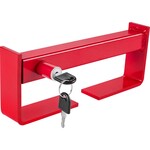 VEVOR VEVOR Cargo Container Lock 9.84"-17.32"  Locking Distance Semi Truck Door Locks with 2 Keys Shipping Container Accessories Red Powder-coated with Spring Lock for Fixed Container and Semi Trailer Box