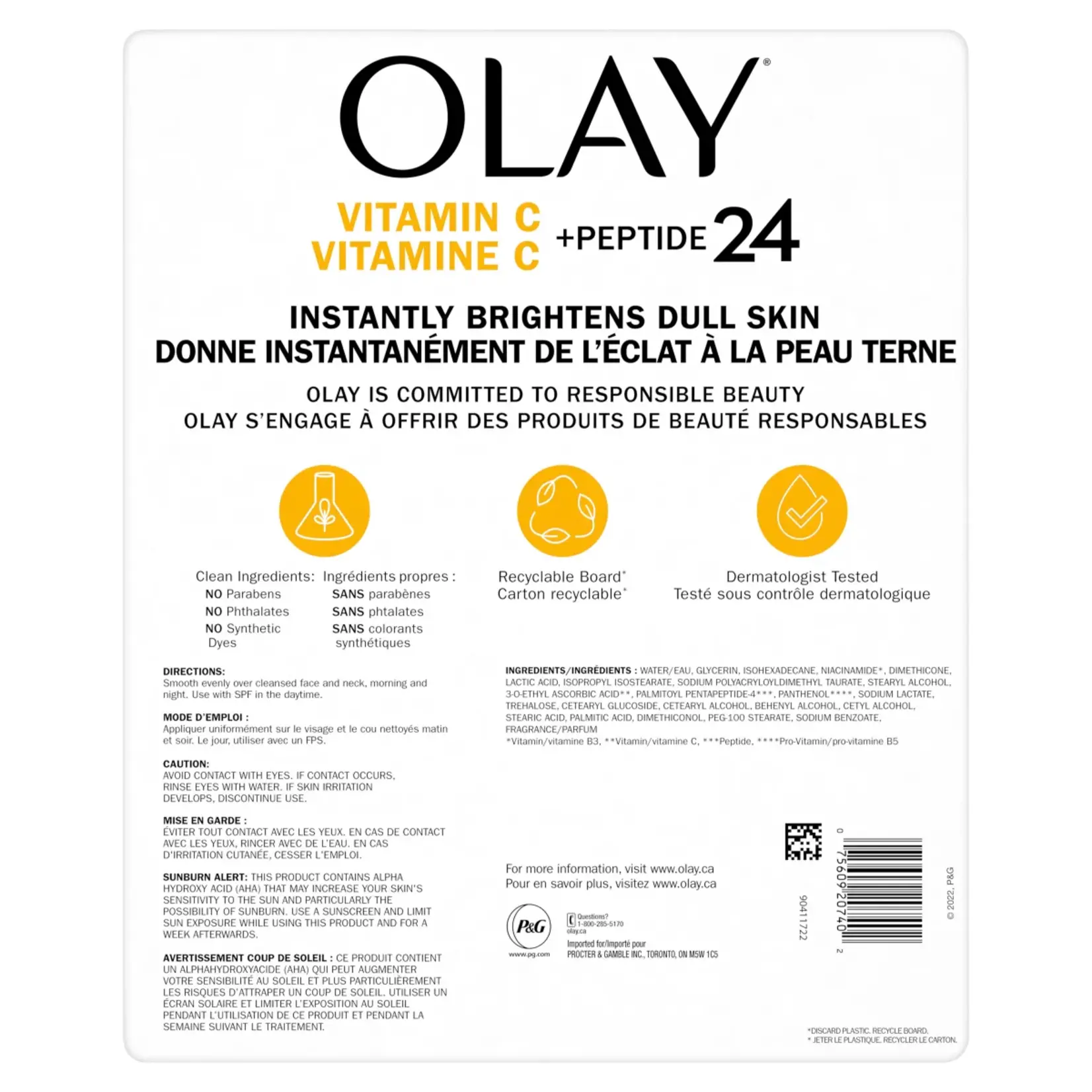 Olay Hydrating Vitamin C 2 Packs
