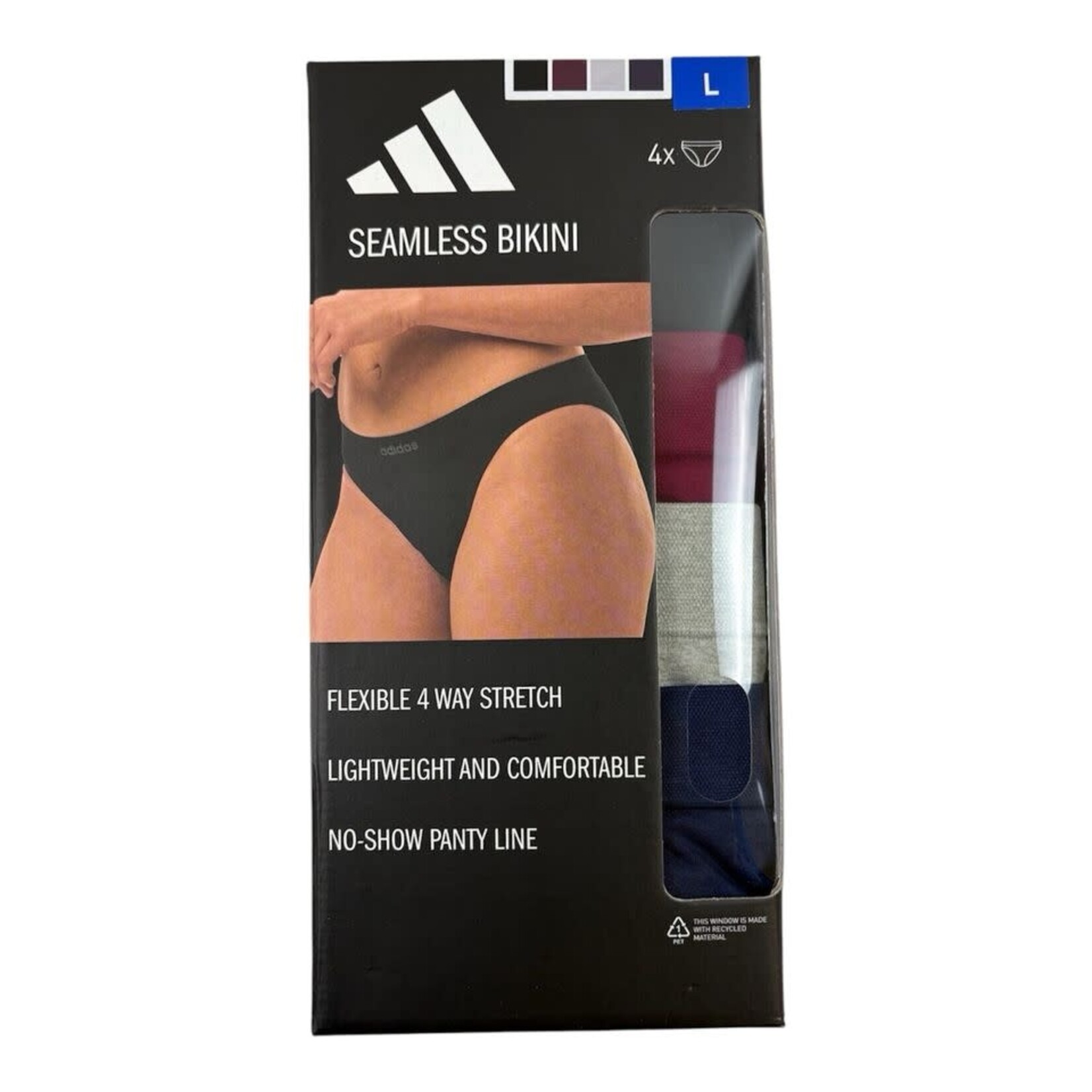 Adidas - Ladies Seamless Bikini Brief - 4pk -