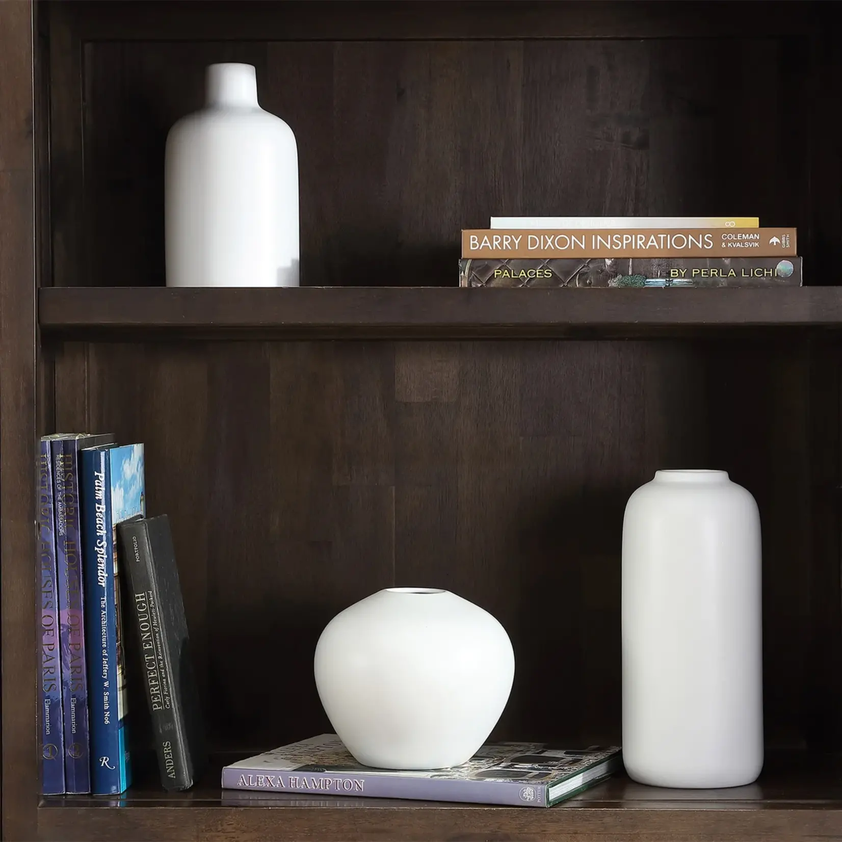 VCNY Handcrafted Stoneware Vases, Set of 3