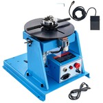 VEVOR VEVOR Rotary Welding Positioner 10KG, 0-90° Welding Positioning Turntable Table with 8.1 Inch 3-Jaw Lathe Chuck, 1-12 RPM 20W Portable Welder Positioning Machine for Cutting Grinding Assembly Testing