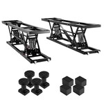 VEVOR VEVOR Car Lift, 7,000 LBS Capacity Portable Car Lift, with Extended-Length Plates, 26.8" Max. Height, Heavy-duty Carbon Steel Truck Lift with Power Unit, Auto Car Jack Lifts for Home Garage Shop