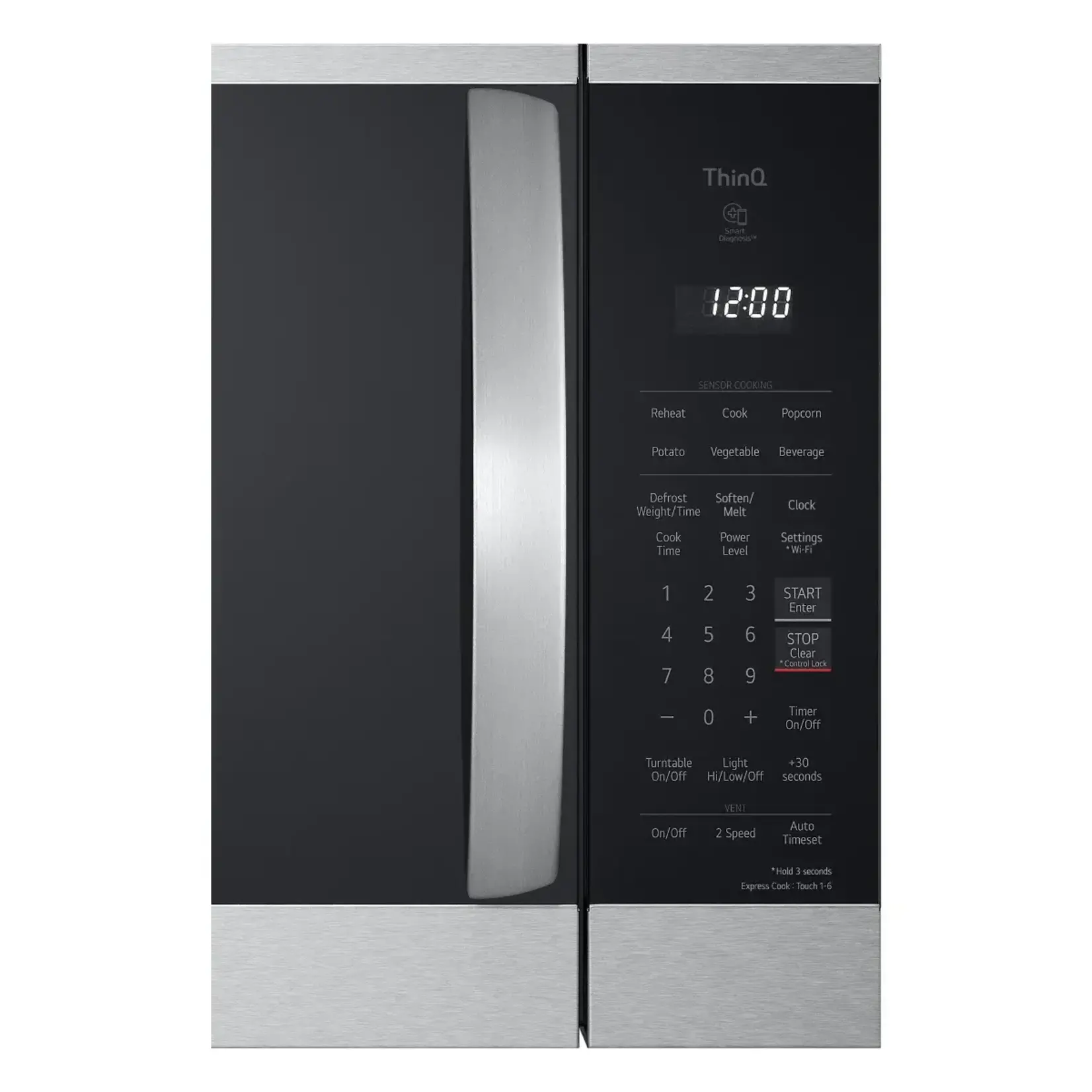 LG 1.8 cu. ft. Smart Wi-Fi Enabled Over-the-Range Microwave Oven with EasyClean