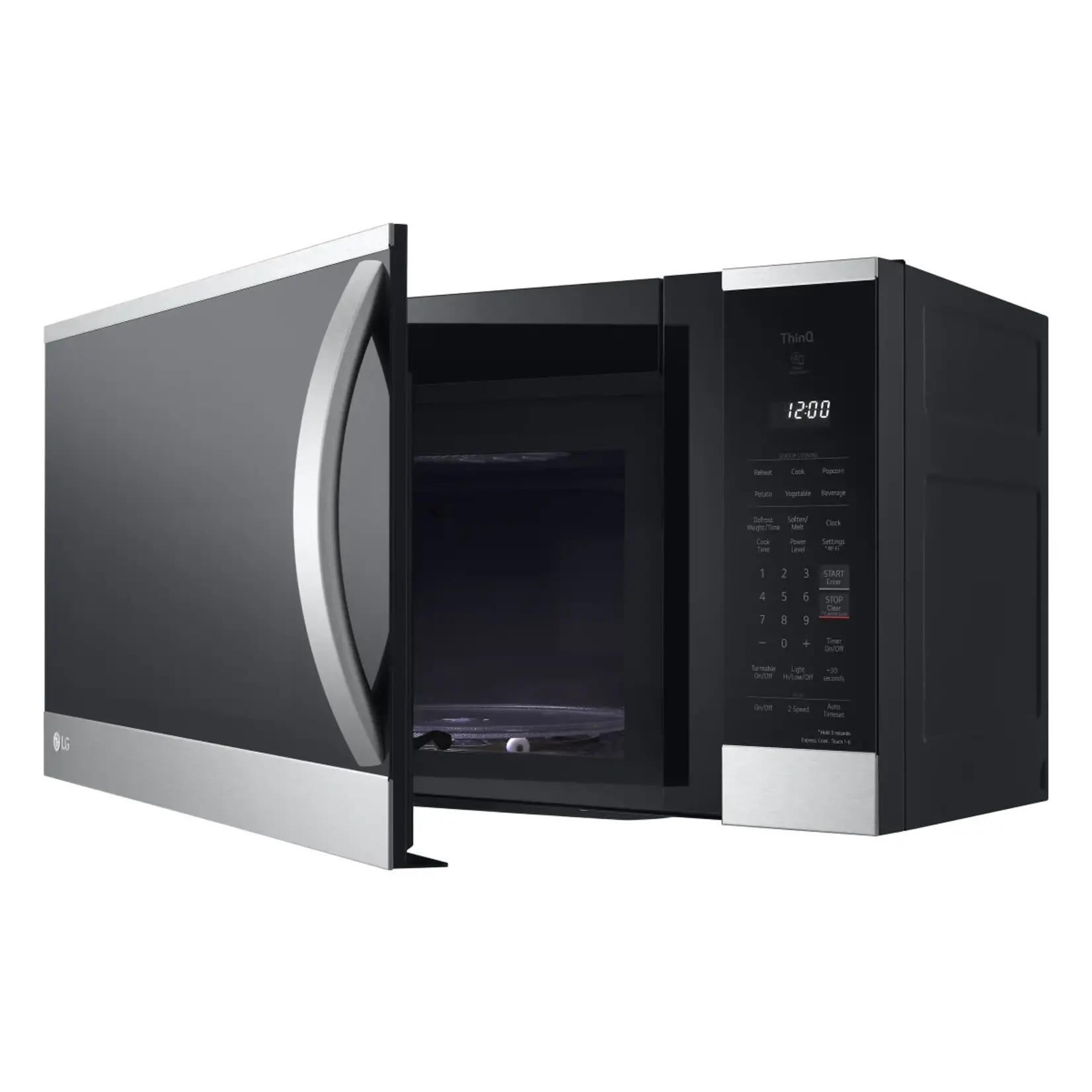 LG 1.8 cu. ft. Smart Wi-Fi Enabled Over-the-Range Microwave Oven with EasyClean