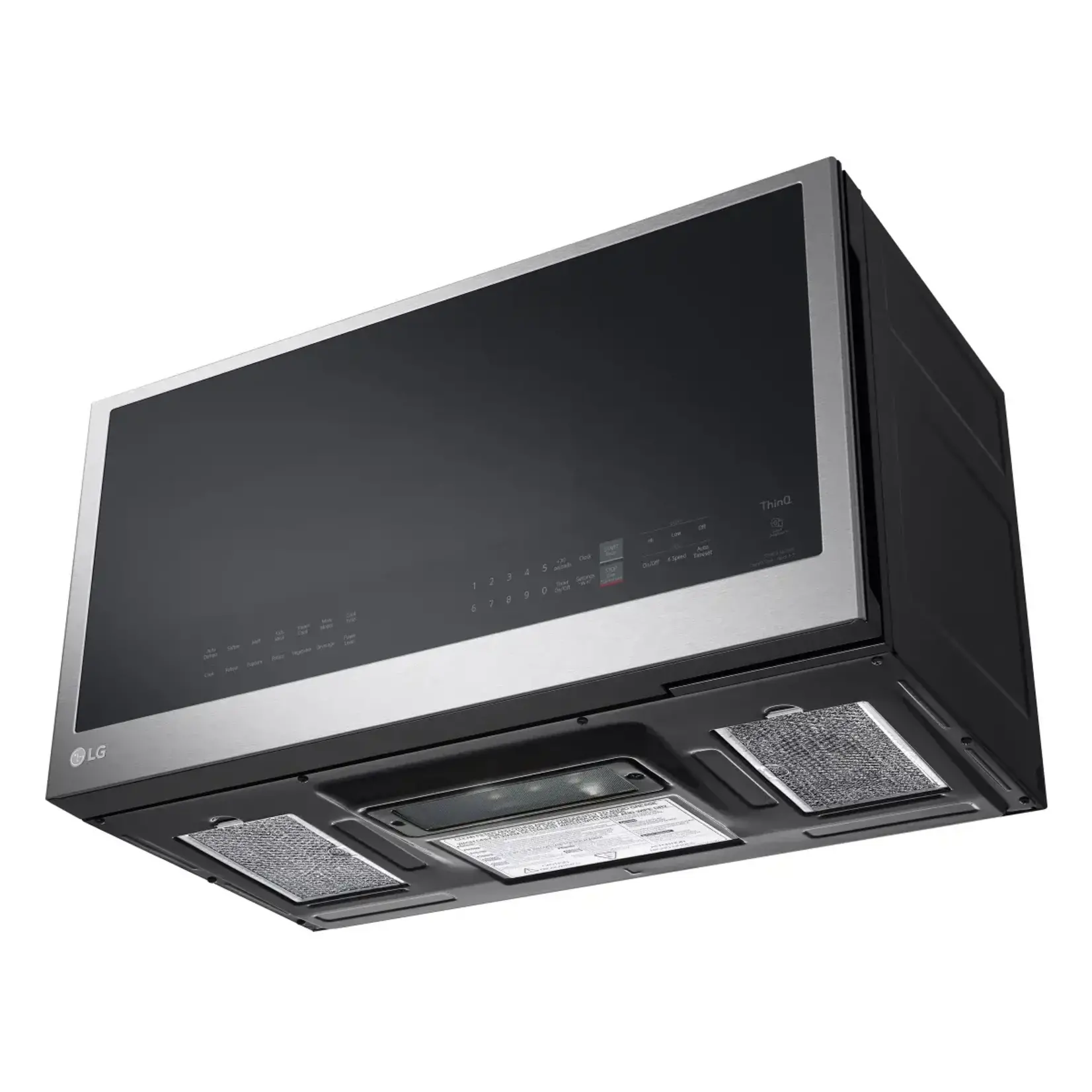 LG 2.0 cu. ft. Smudge Resistant Stainless Steel Over-the-Range Microwave