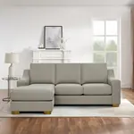 Thomasville Dillard 2-piece Fabric Sofa with Reversible Chaise - GREY