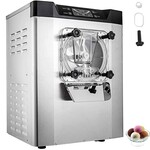 VEVOR VEVOR Commercial Ice Cream Machine 1400W 20/5.3 Gph Hard Serve Ice Cream Maker with LED Display Screen Auto Shut-Off Timer One Flavors Perfect for Restaurants Snack bar Supermarkets