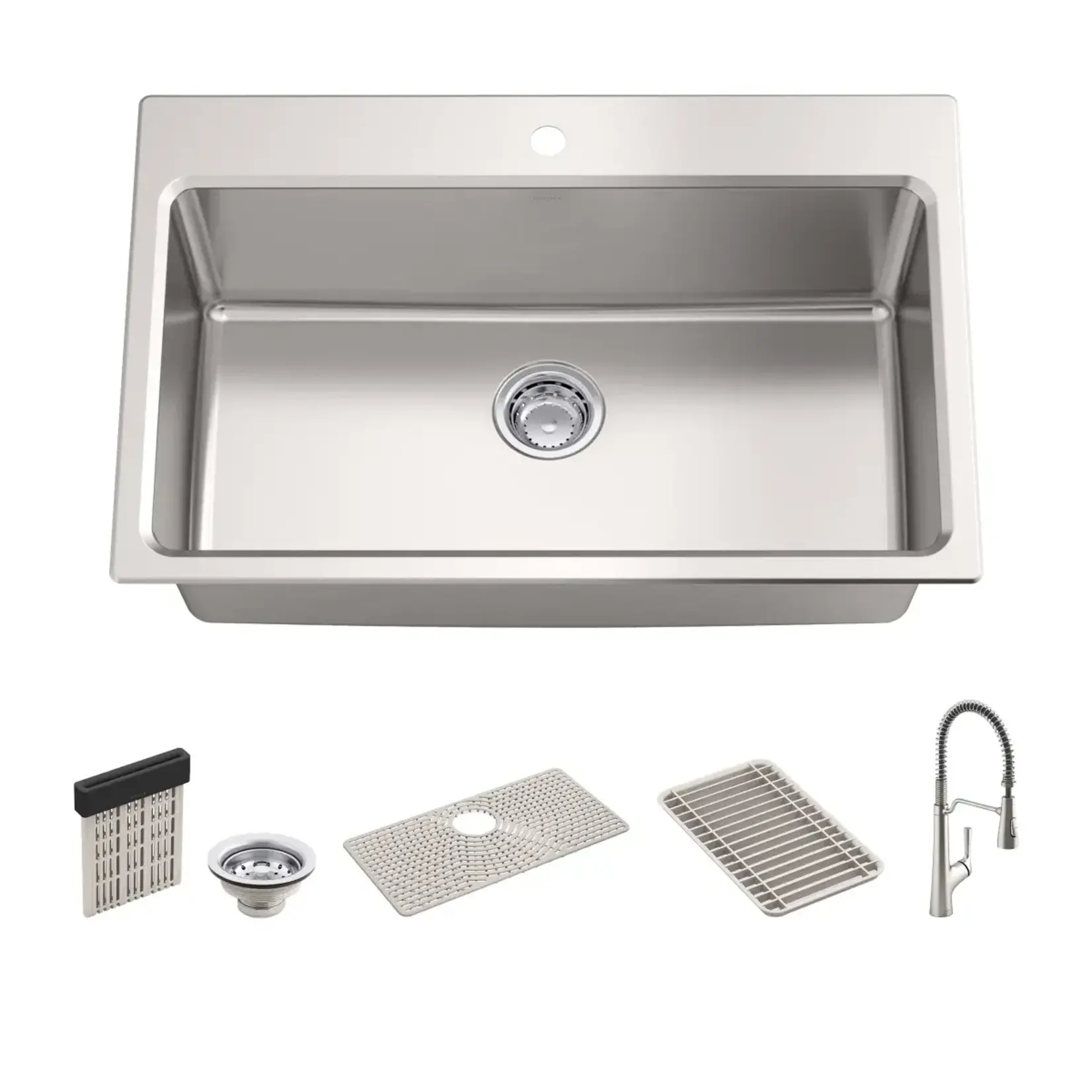 Kohler Pro Function Dual Mount Single Bowl Kitchen Sink Work Station