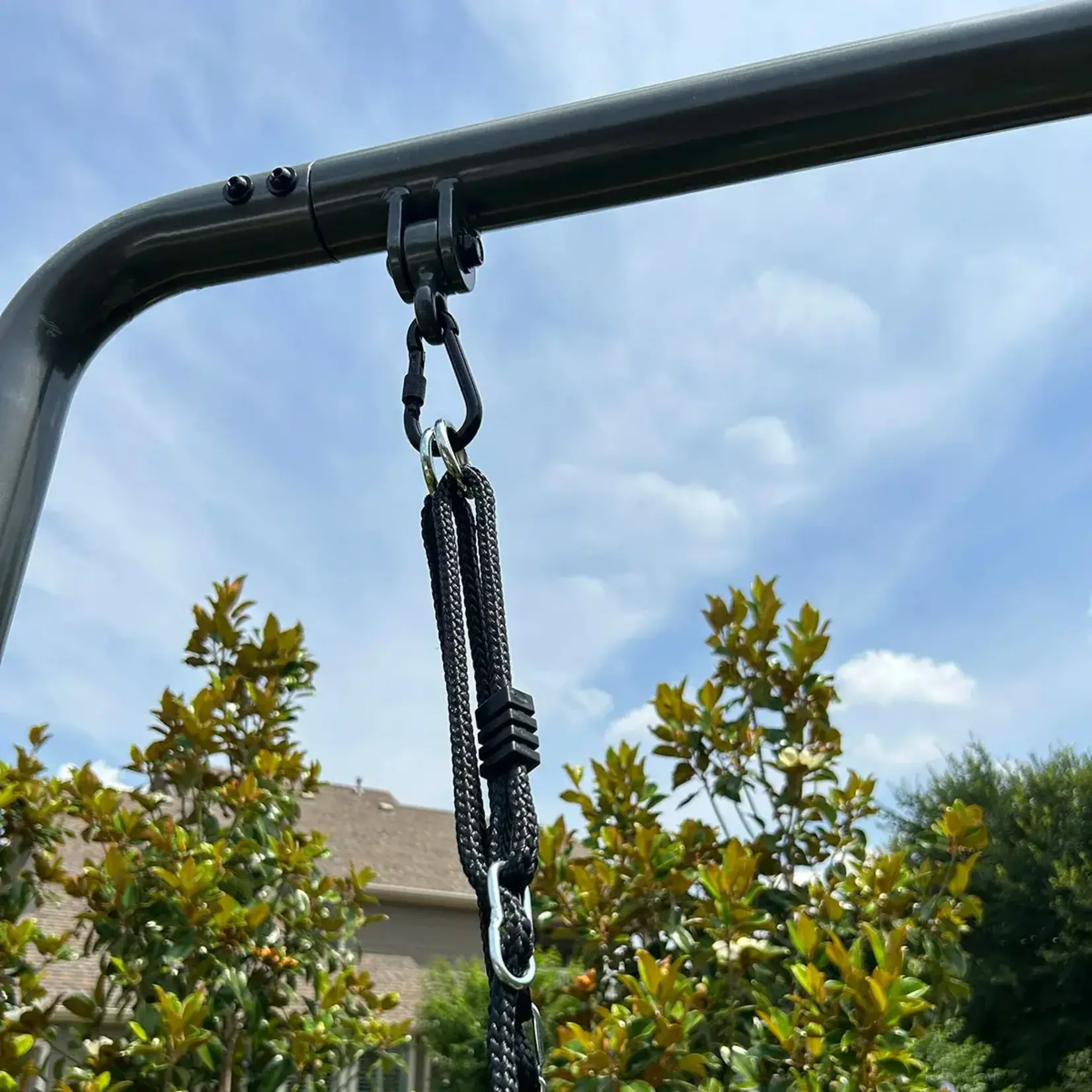 Gobaplay Single Swing Set With Boat Platform Swing