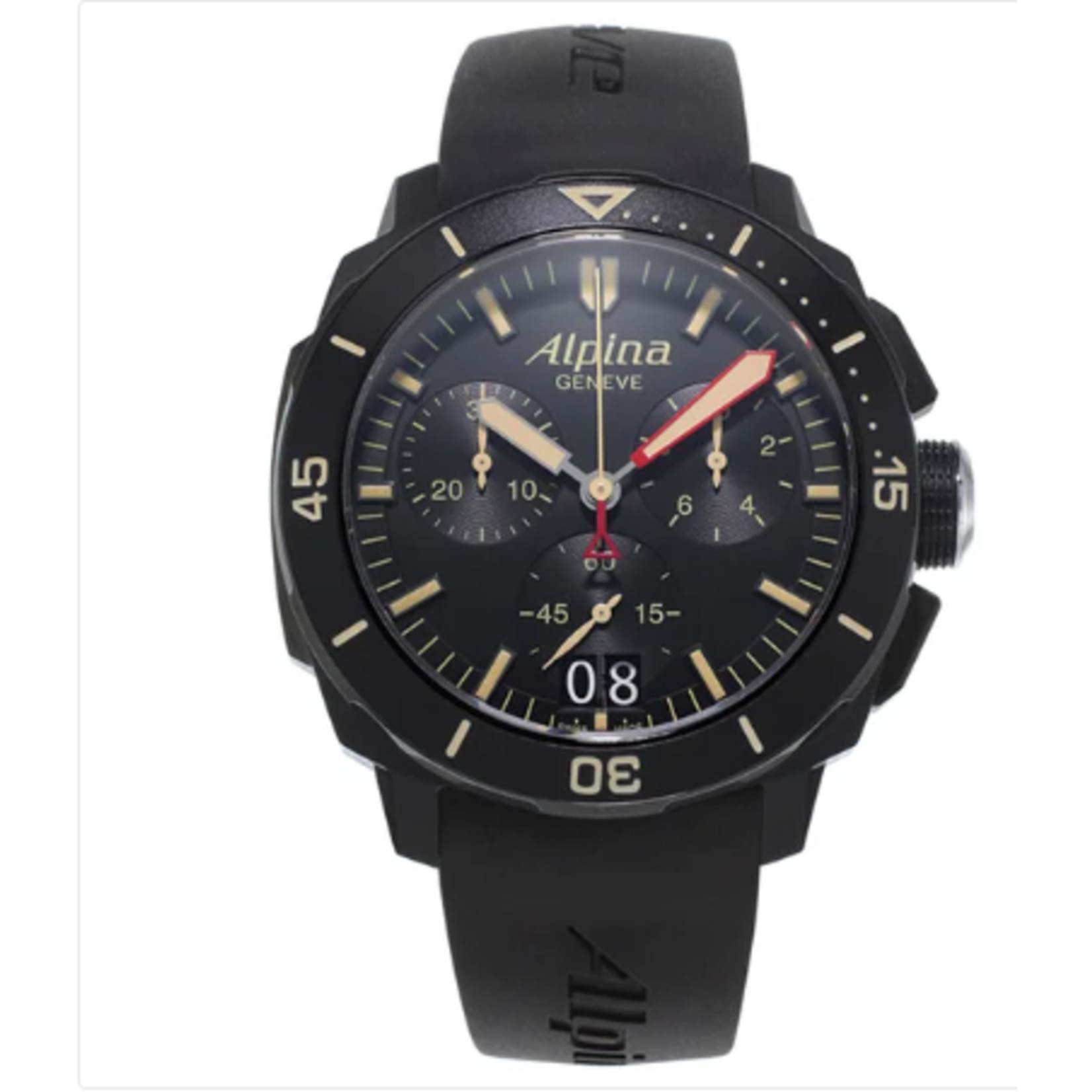 Alpina Seastrong Black Dial Men’s Watch
