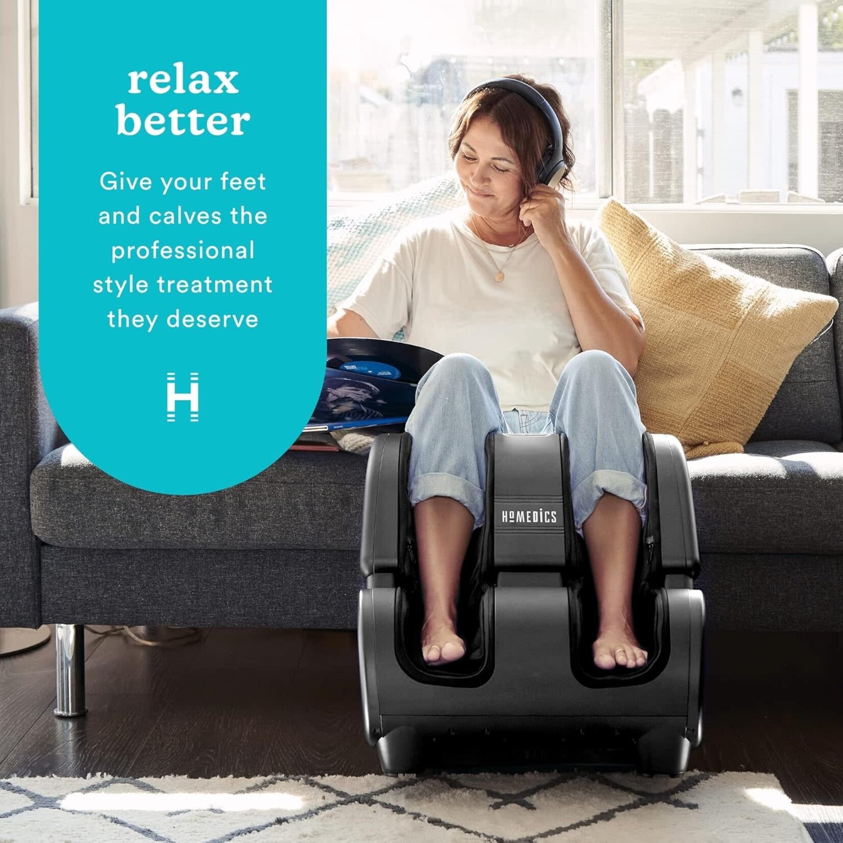 HoMedics Therapist Select 2.0 Foot & Calf Massager