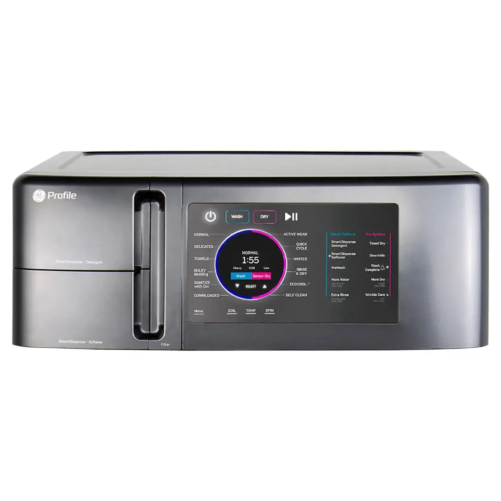 GE Profile 28 in. 5.5 cu. ft. IEC UltraFast All in One combo Washer/Dryer