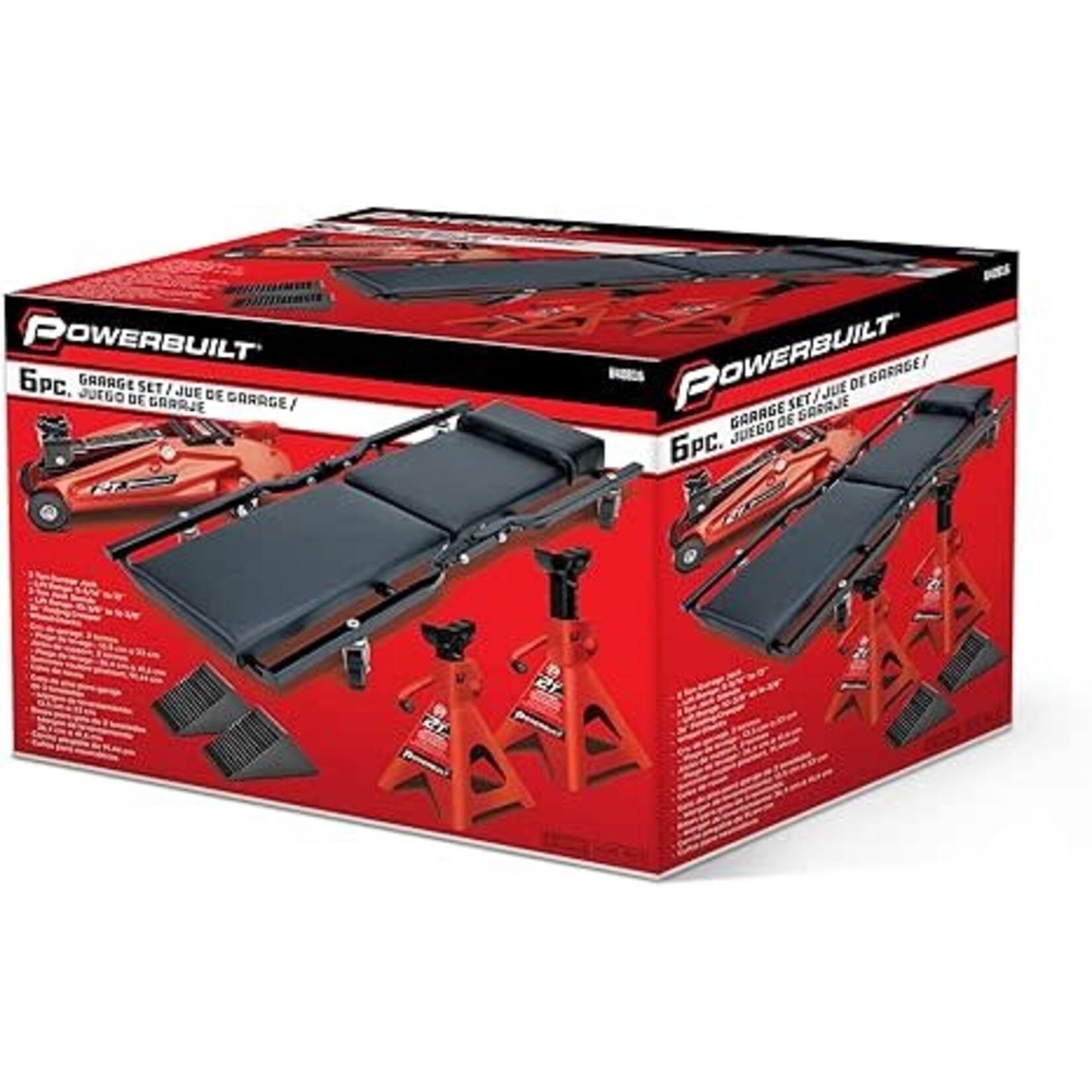 Powerbuilt 640816 Garage Service Combo Kit - 6 Piece