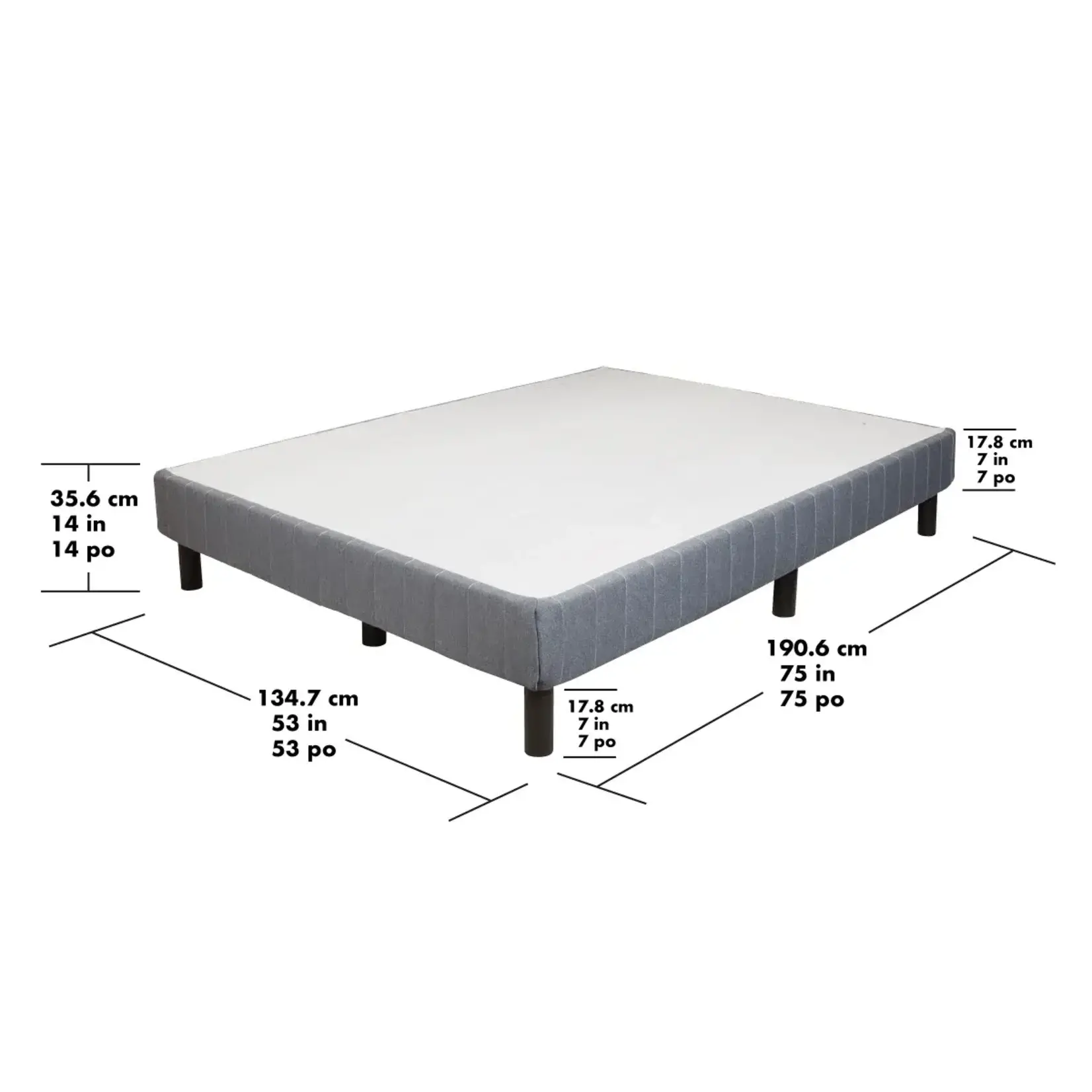 EnForce Platform Bed Base, King