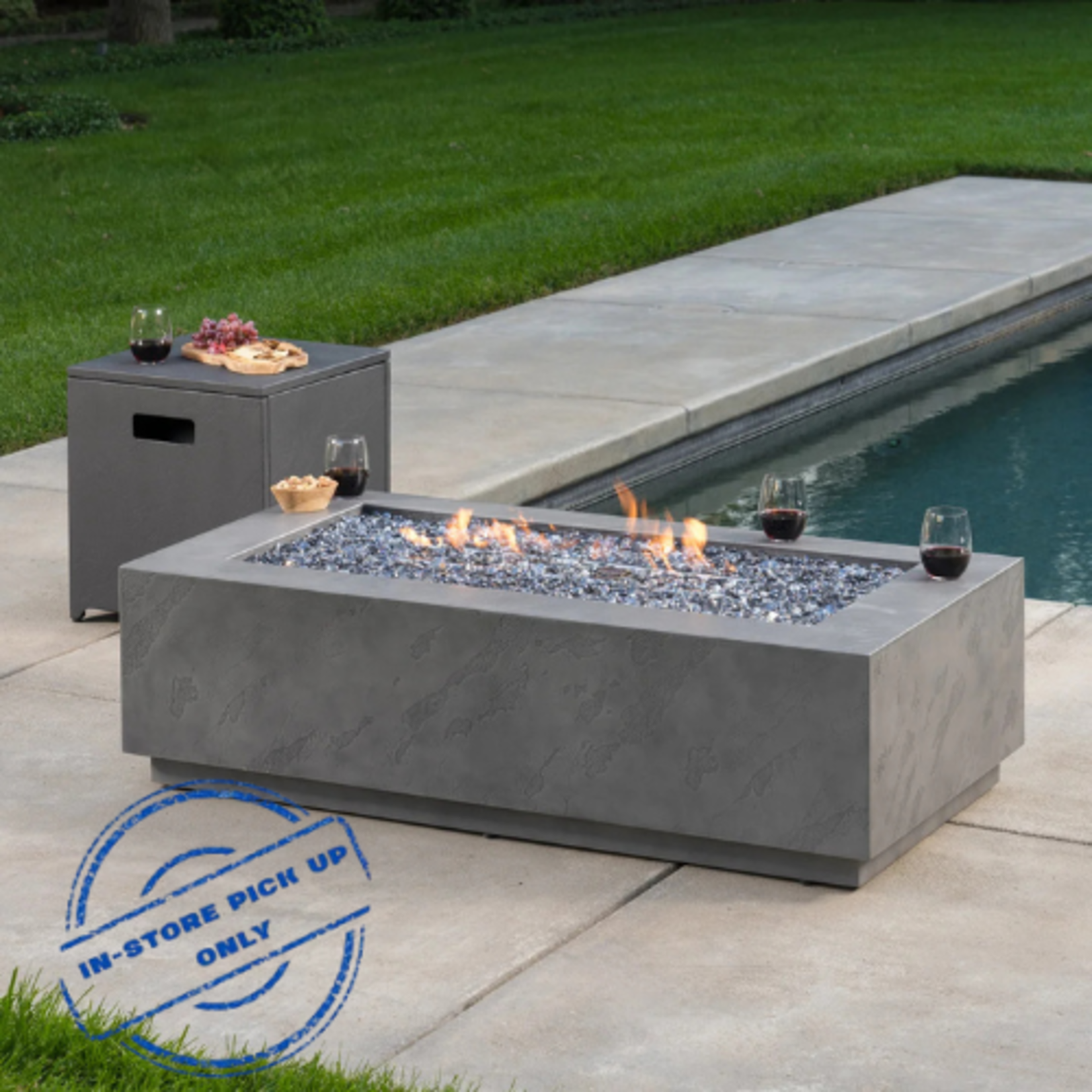 Oliver Fire Pit with Tank Cover