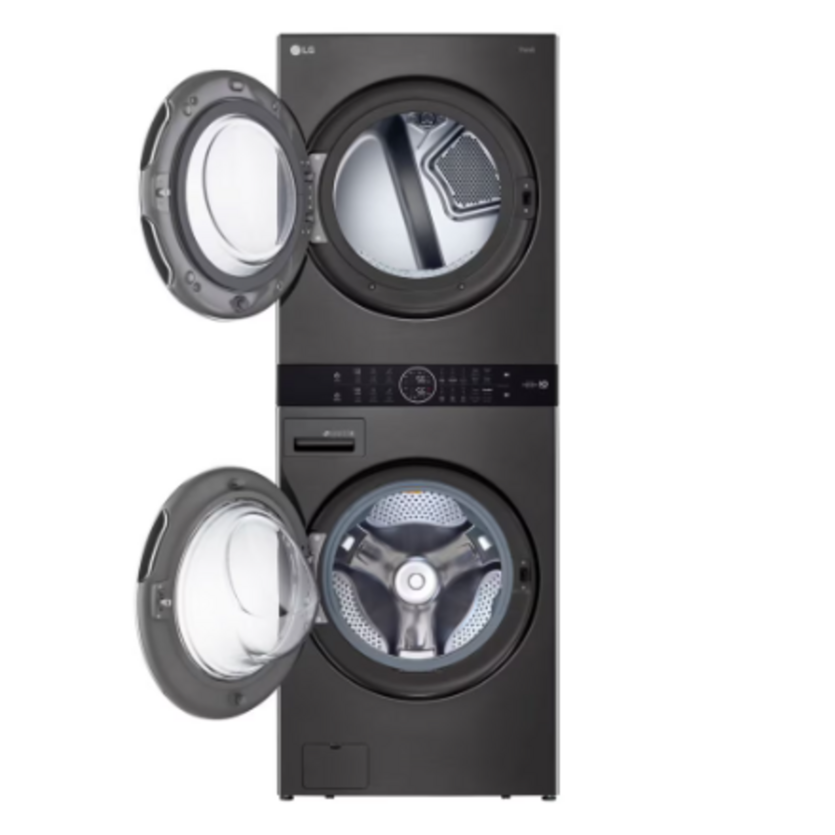 LG Single Unit Front Load WashTower with 5.2 cu ft. Steam Washer and 7.4 cu ft. Electric Steam Dryer