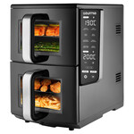 Gourmia 4 Dish Dual Basket Air Fryer with Sync Finish & Sync Cook, 10.4 L (11 qt.)